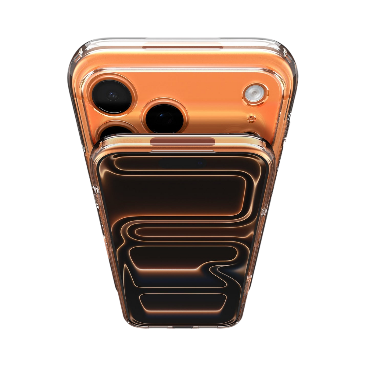 Spigen Ultra Hybrid T (MagFit) Case for iPhone 17 Pro & Pro Max - Glossy Orange