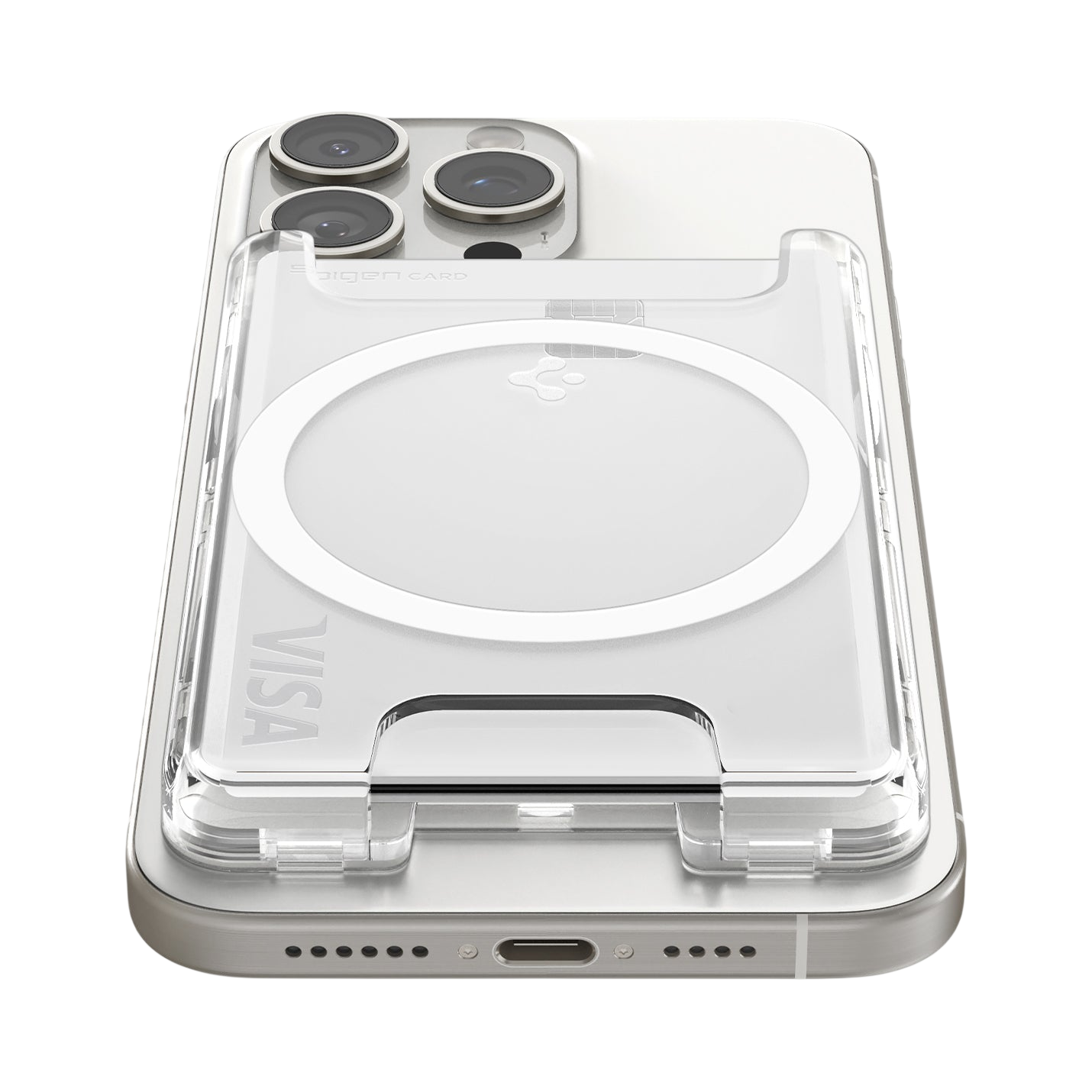 حافظة بطاقات Spigen Ultra Hybrid MagFit+ Wallet (MagFit)