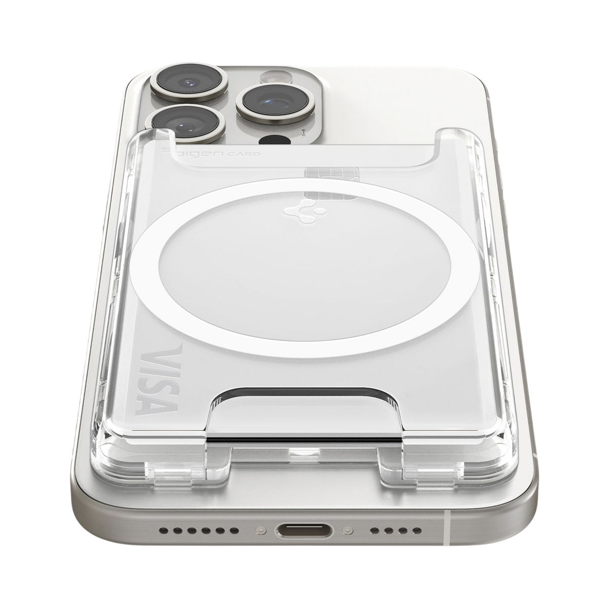 حافظة بطاقات Spigen Ultra Hybrid MagFit+ Wallet (MagFit)