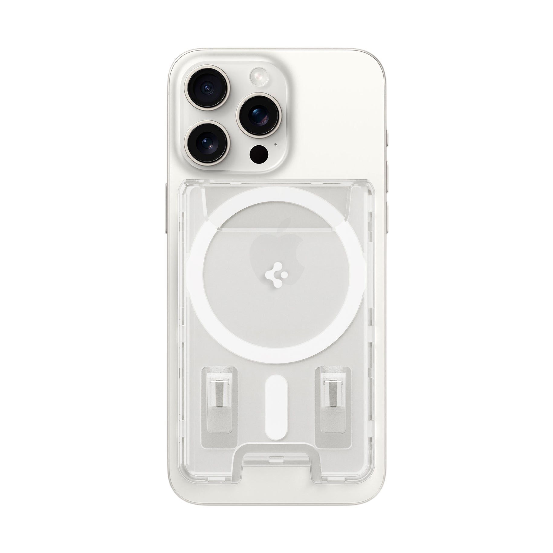حافظة بطاقات Spigen Ultra Hybrid MagFit Wallet (MagFit) Clear