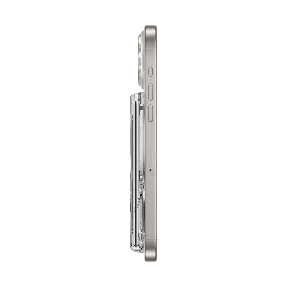 حافظة بطاقات Spigen Ultra Hybrid MagFit Wallet (MagFit) Clear