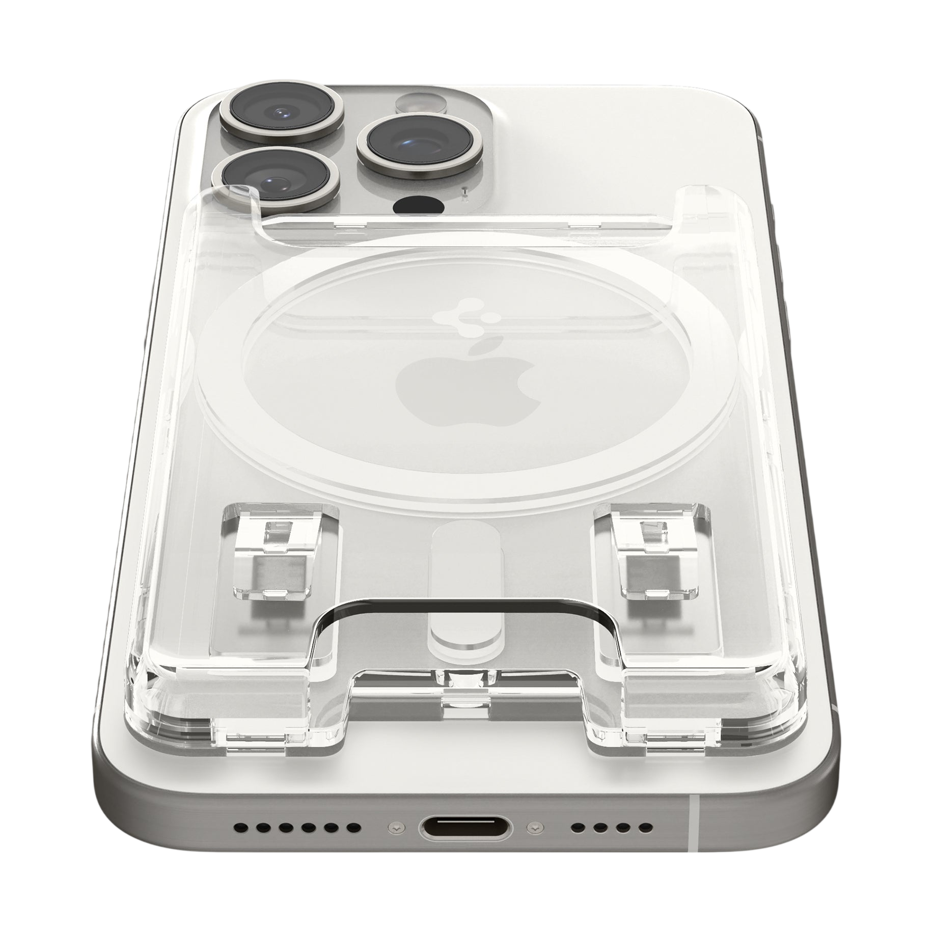 حافظة بطاقات Spigen Ultra Hybrid MagFit Wallet (MagFit) Clear
