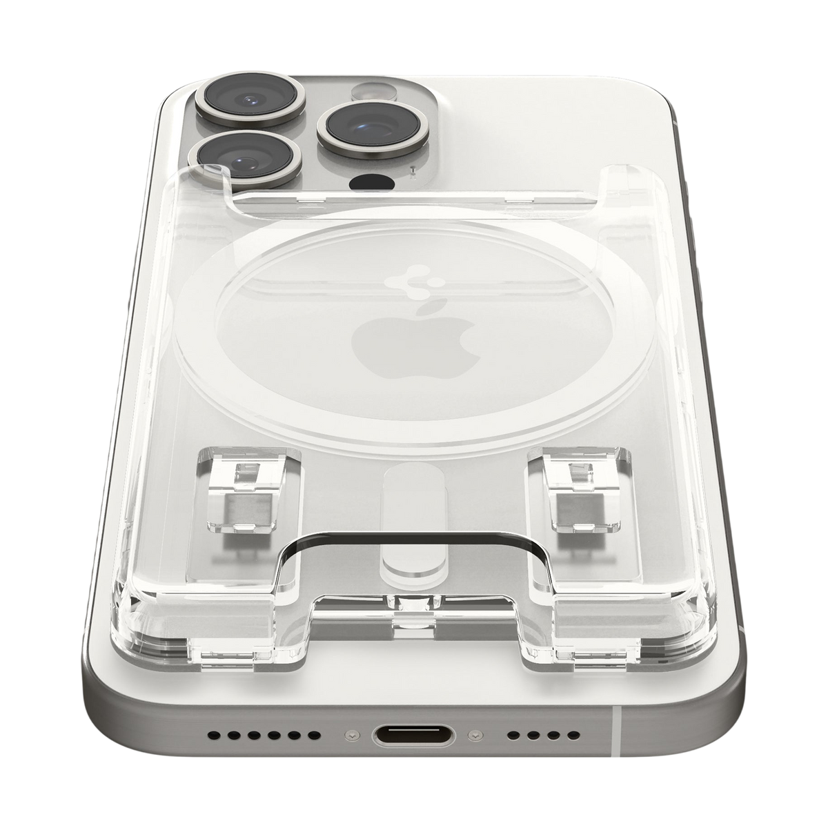 حافظة بطاقات Spigen Ultra Hybrid MagFit Wallet (MagFit) Clear