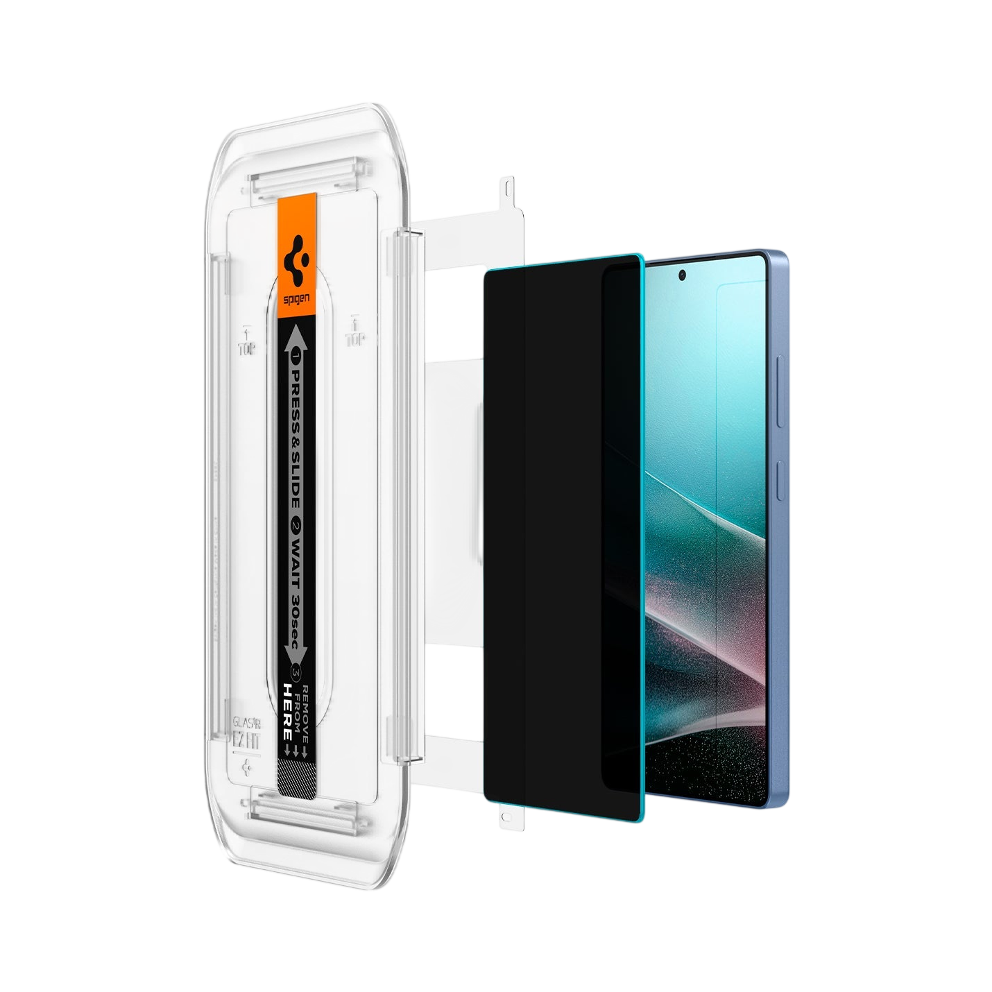 Spigen GLAS.tR EZ Fit | Privacy Screen Protector (2-Pack) for Samsung Galaxy S25 Ultra