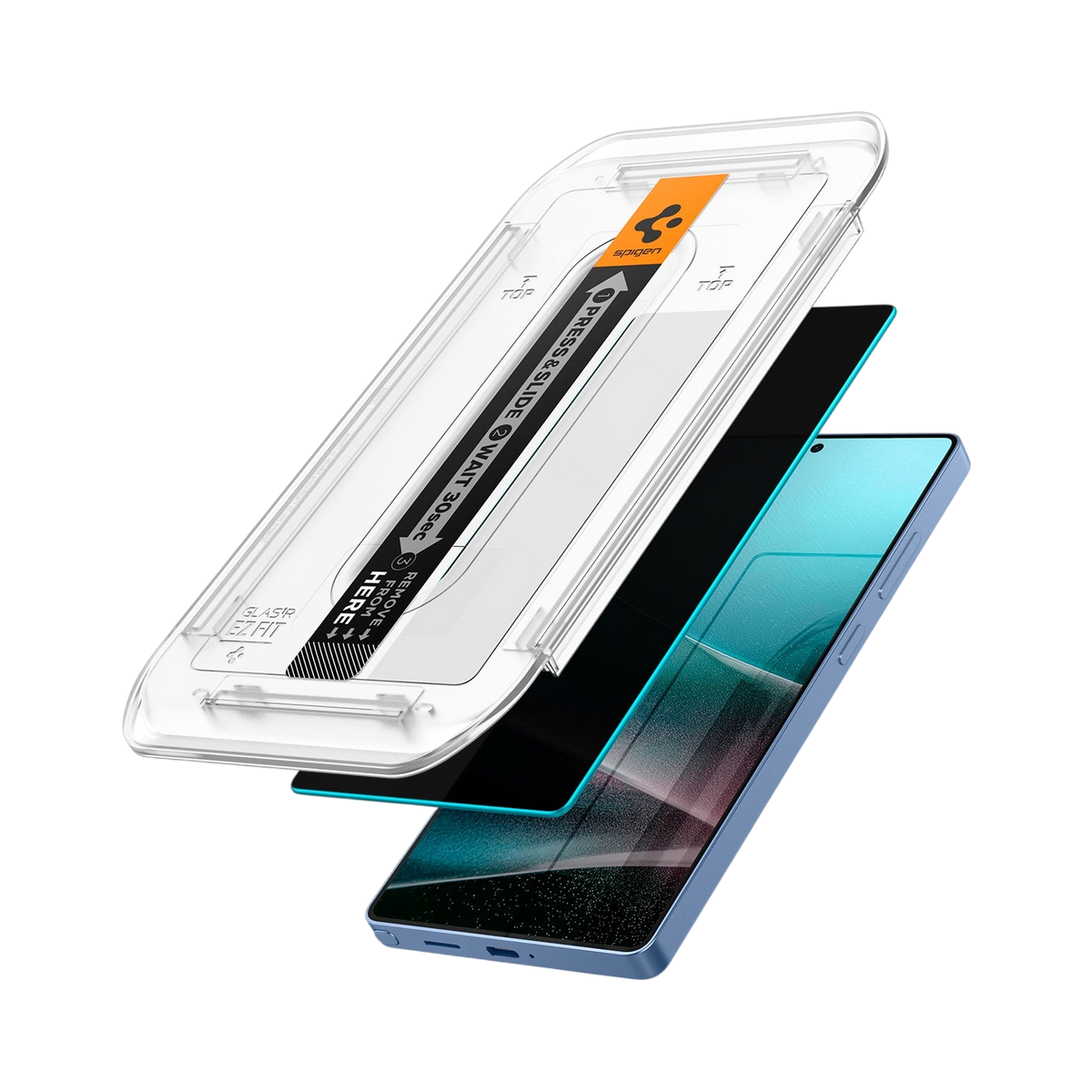 Spigen GLAS.tR EZ Fit | Privacy Screen Protector (2-Pack) for Samsung Galaxy S25 Ultra