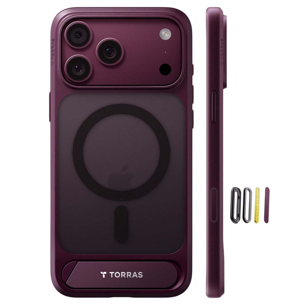 Torras Ostand L1 Case for iPhone 17 Pro / iPhone 18 Pro - Purple