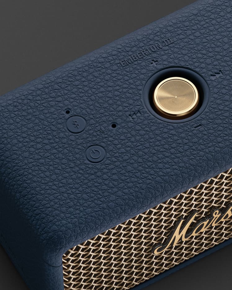 Marshall Emberton III Portable Bluetooth Speaker - Midnight Blue