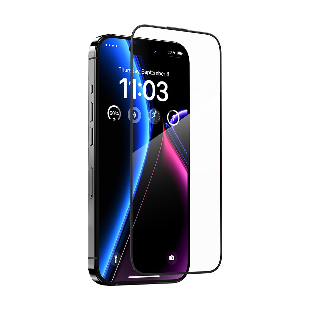 حماية شاشة طلاء الياقوت من بنكس جلاس أرمور لجهاز آيفون 15 برو ماكس