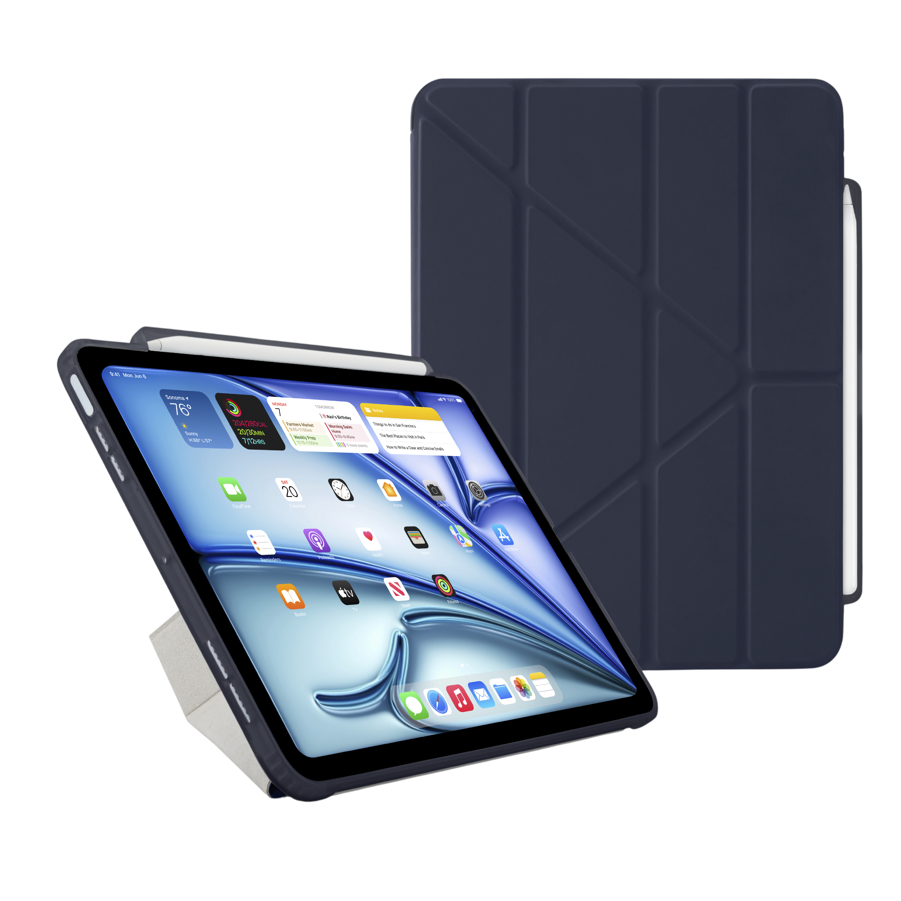 Pipetto iPad Air 11 (M4/M3/M2) Origami No3 Pencil Case
