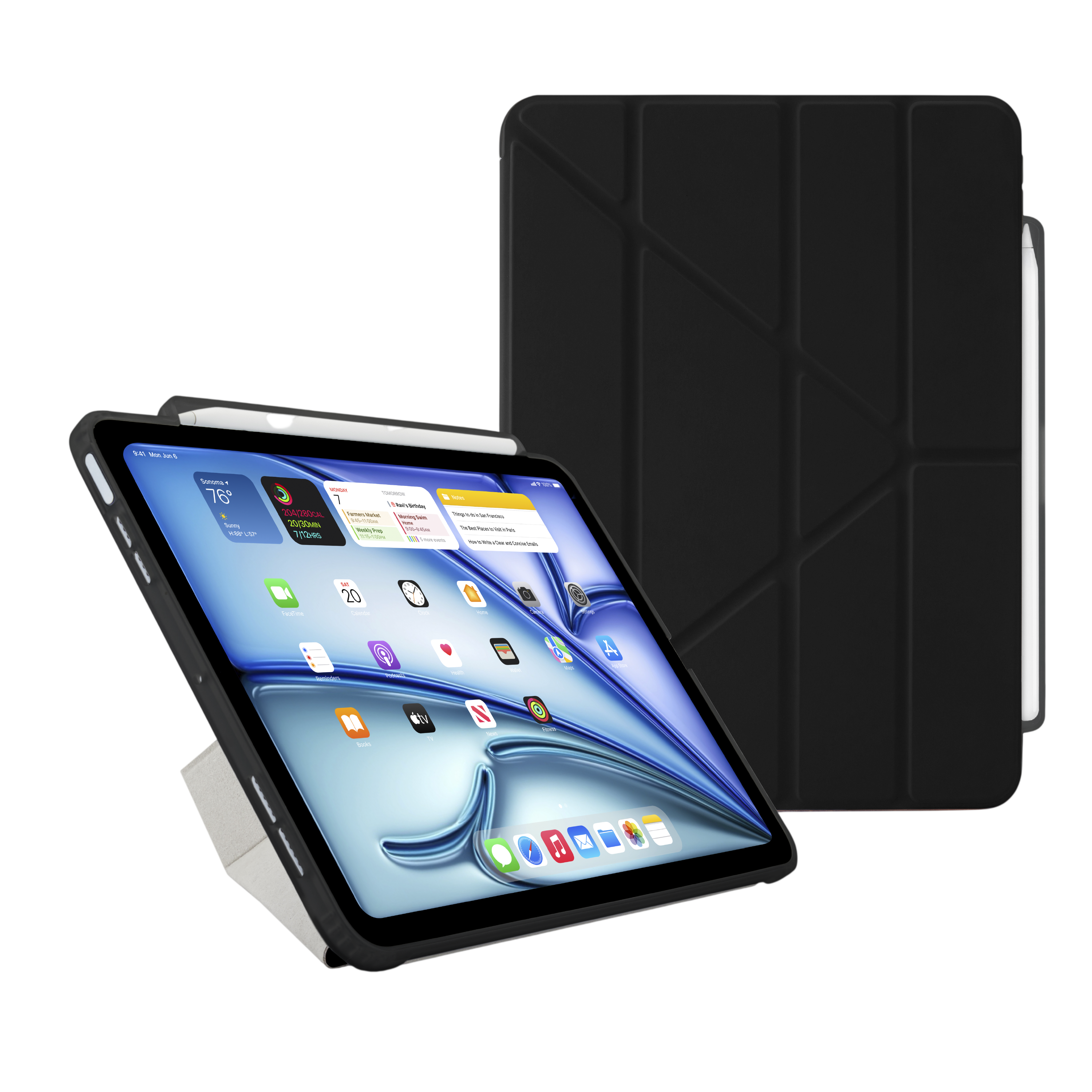Pipetto iPad Air 11 (M4/M3/M2) Origami No3 Pencil Case