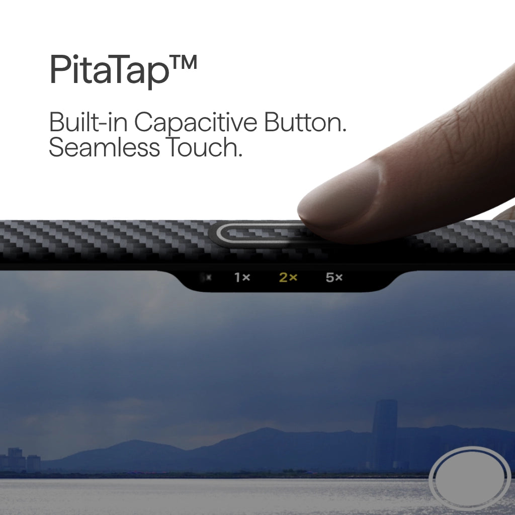 حافظة Pitaka Ultra-Slim (مع PitaTap) لهاتف iPhone 17 Pro Max