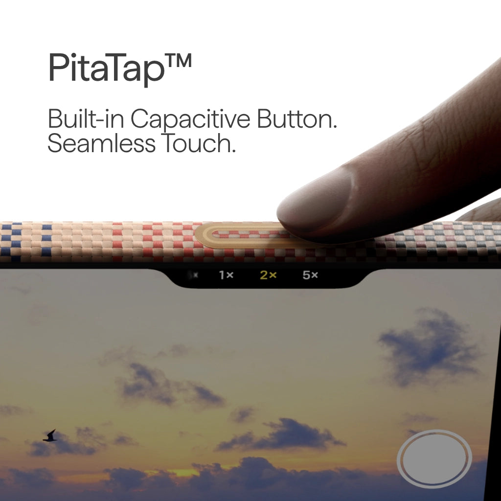 حافظة Pitaka Ultra-Slim (مع PitaTap) لهاتف iPhone 17 Pro Max