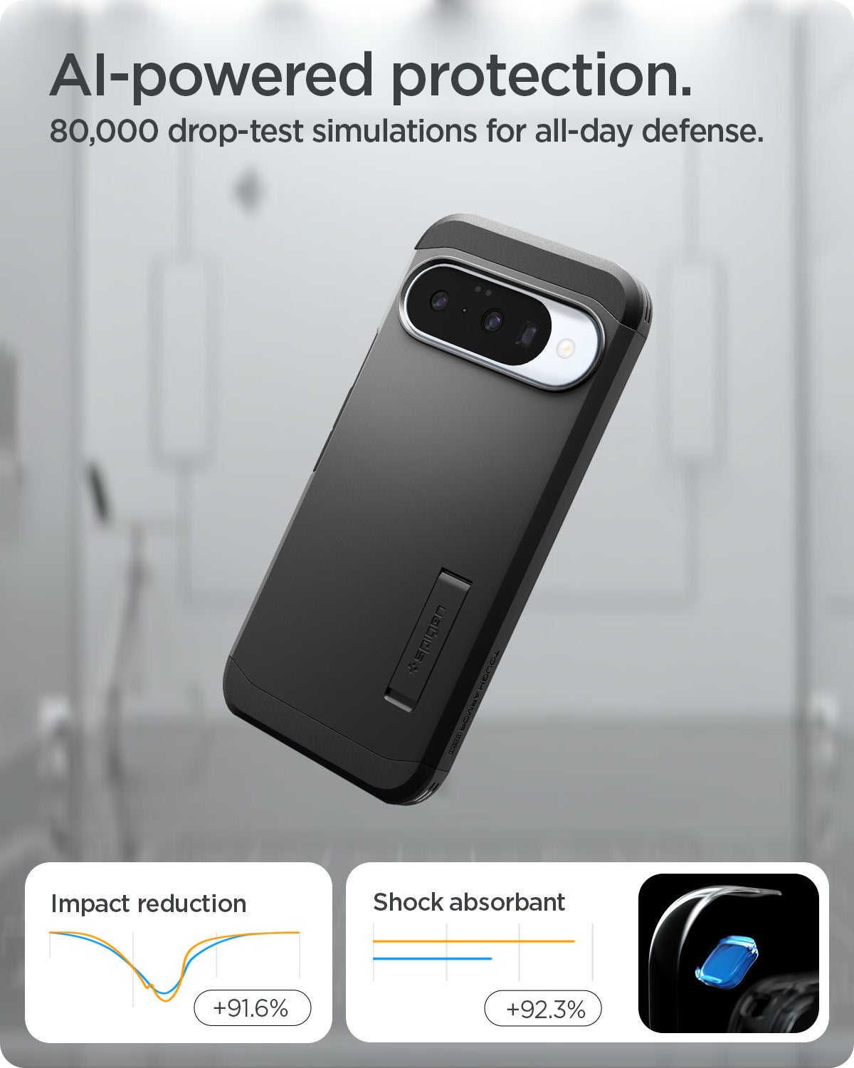 Spigen Tough Armor AI (MagFit) Case for Google Pixel 10 Pro XL / 10 Pro / 10 with PixelSnap