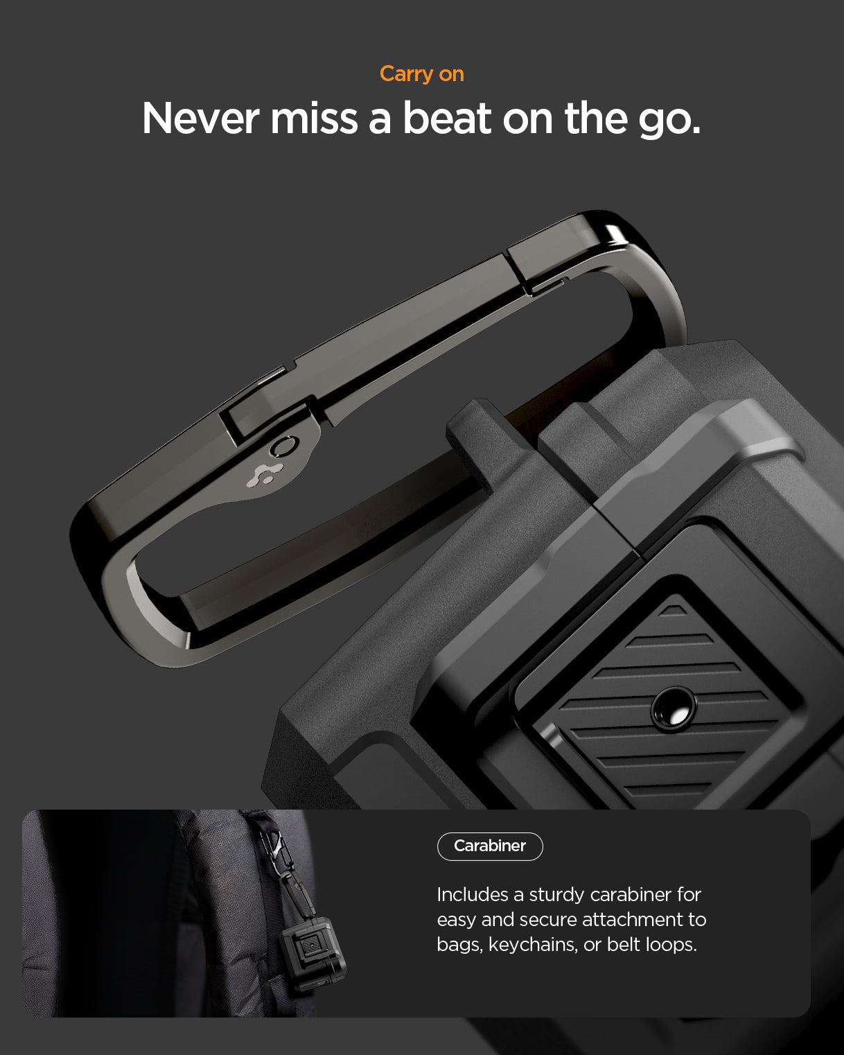 حافظة سبجن لوك فيت لأيربودز برو 3 (2025)