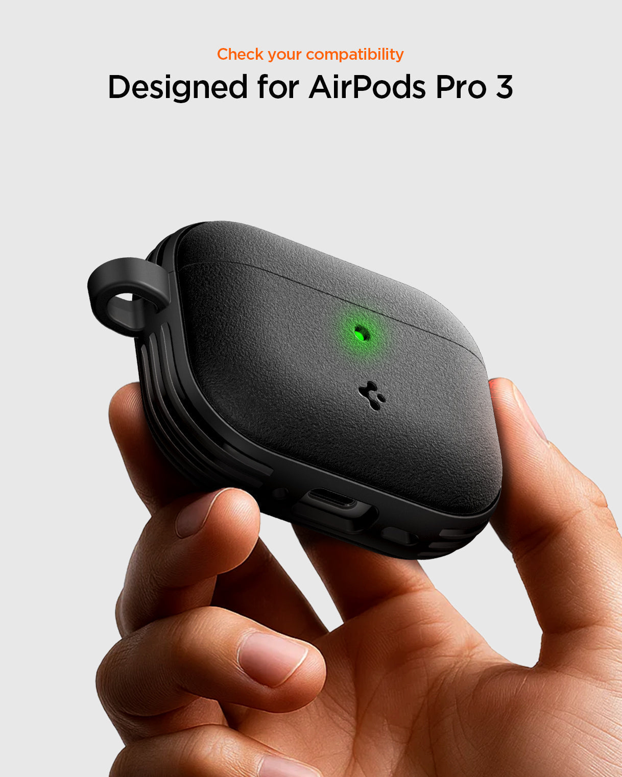 Spigen Vault Case for AirPods Pro 3 (2025) - Matte Black