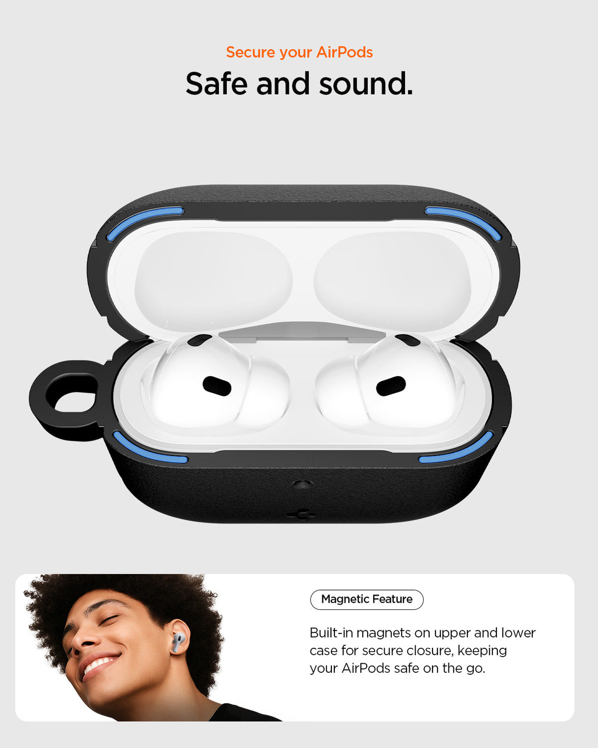 Spigen Vault Case for AirPods Pro 3 (2025) - Matte Black
