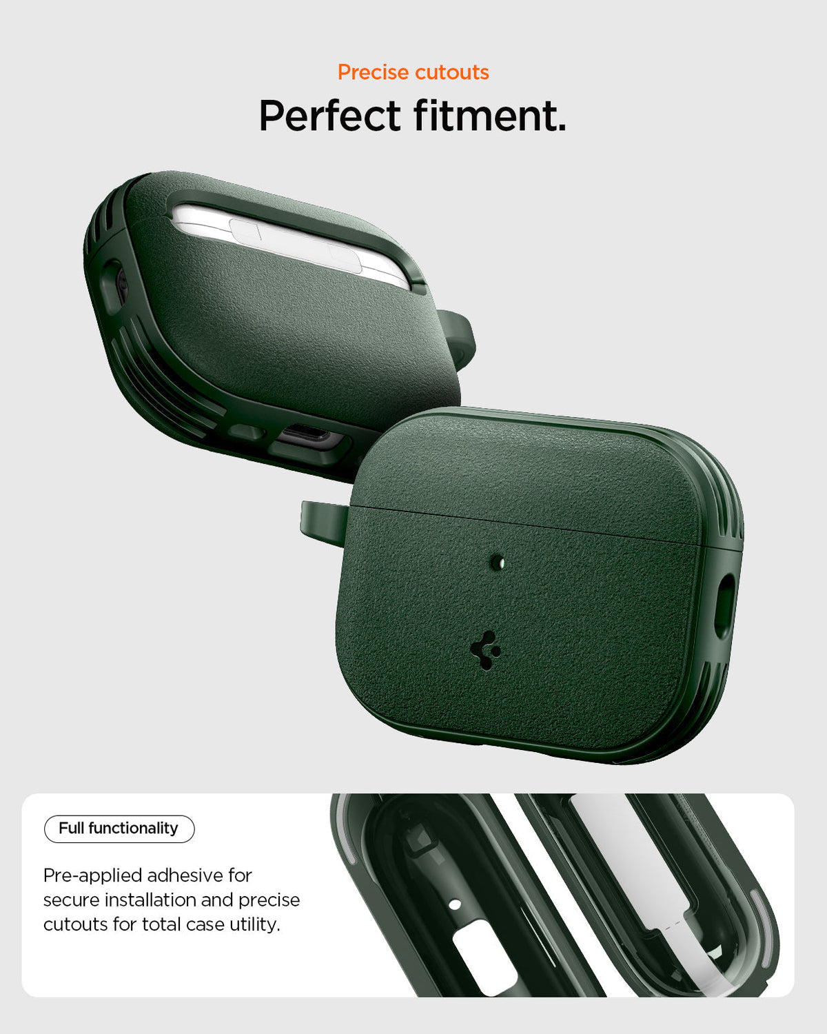 Spigen Vault Case for AirPods Pro 3 (2025) - Midnight Green