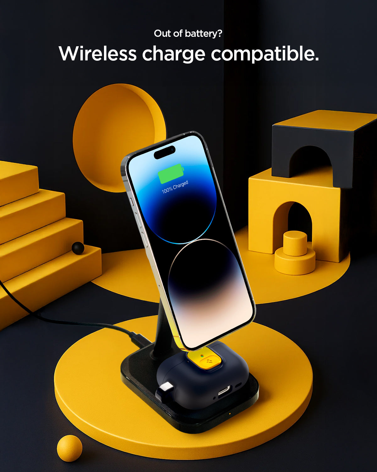 Spigen Nano Pop Case for AirPods Pro 3 (2025) - Blueberry Navy