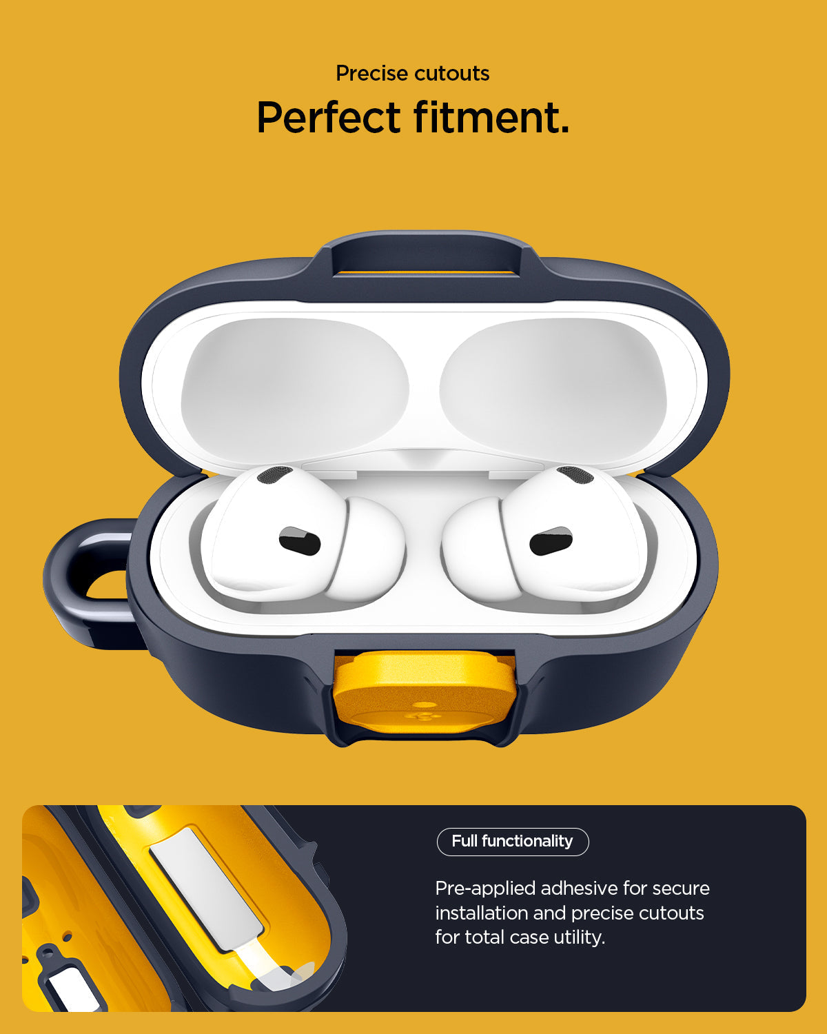 Spigen Nano Pop Case for AirPods Pro 3 (2025) - Blueberry Navy