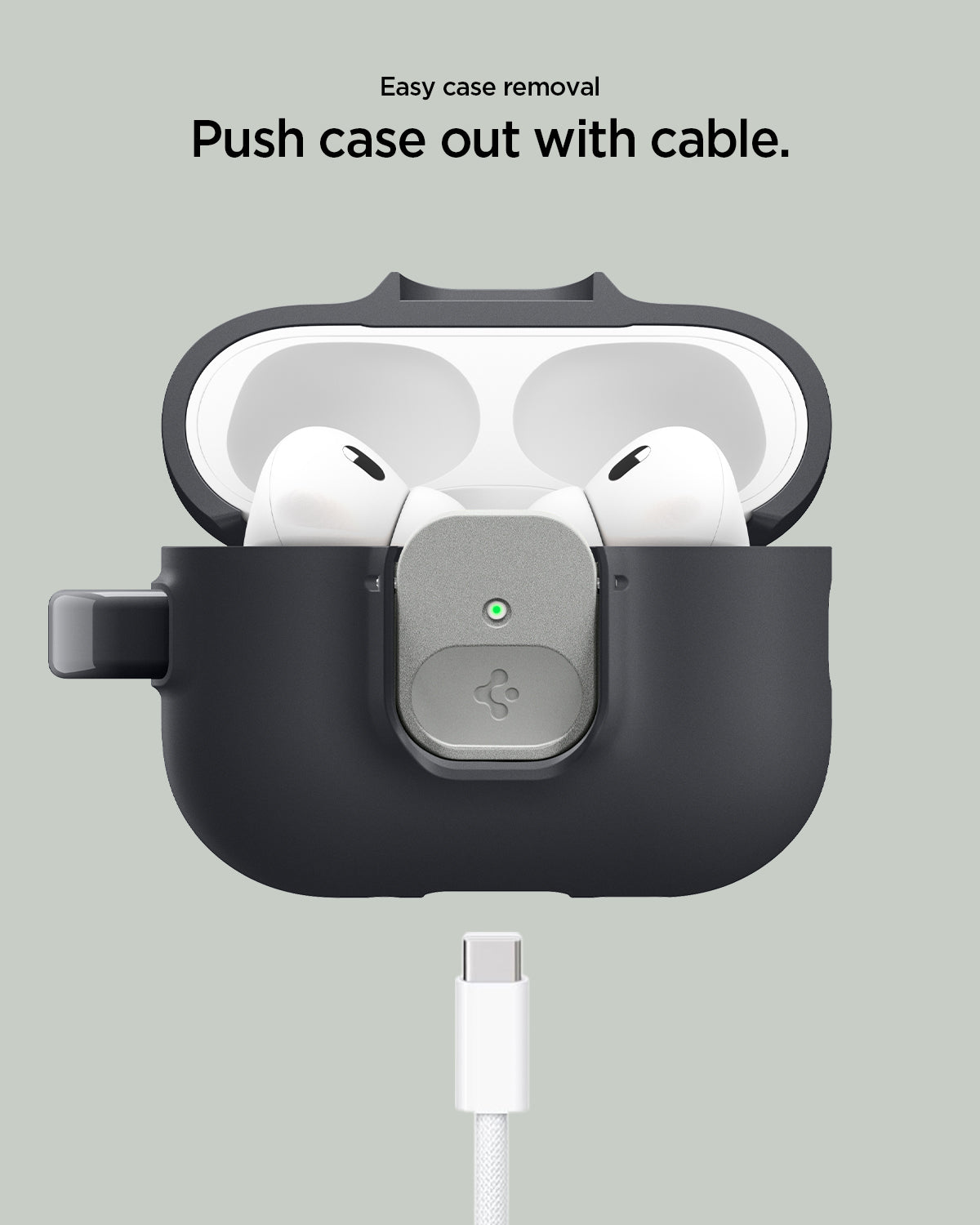 Spigen Nano Pop Case for AirPods Pro 3 (2025) - Black Sesame