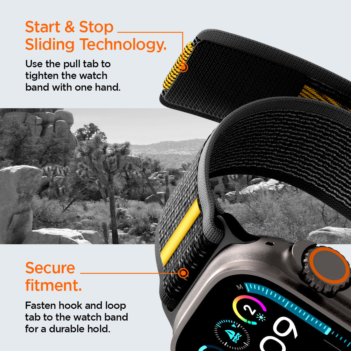 Spigen Athlex Air Watch Band for Apple Watch 49mm / 46mm / 45mm