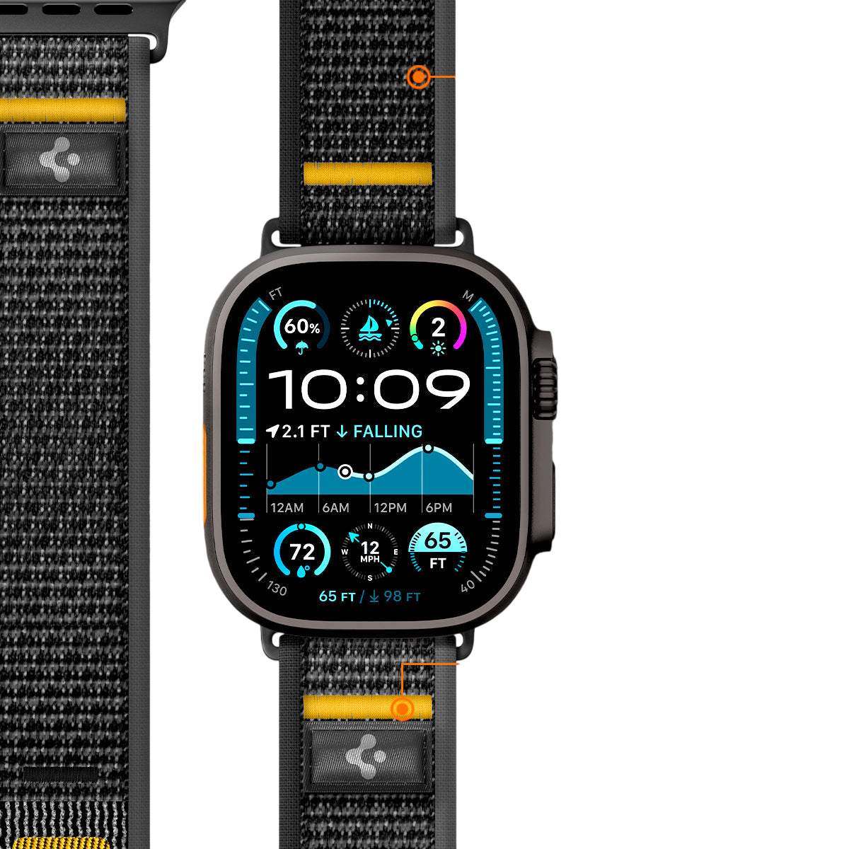 حزام ساعة Spigen Athlex Air Watch Band for Apple Watch Ultra 3 / 2 / 1