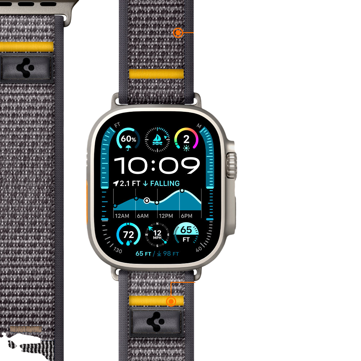 حزام ساعة Spigen Athlex Air Watch Band for Apple Watch Ultra 3 / 2 / 1