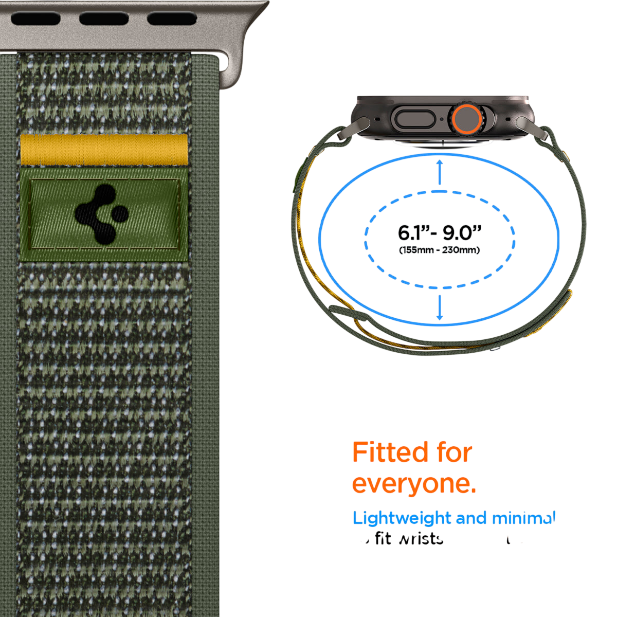 حزام ساعة Spigen Athlex Air Watch Band for Apple Watch Ultra 3 / 2 / 1