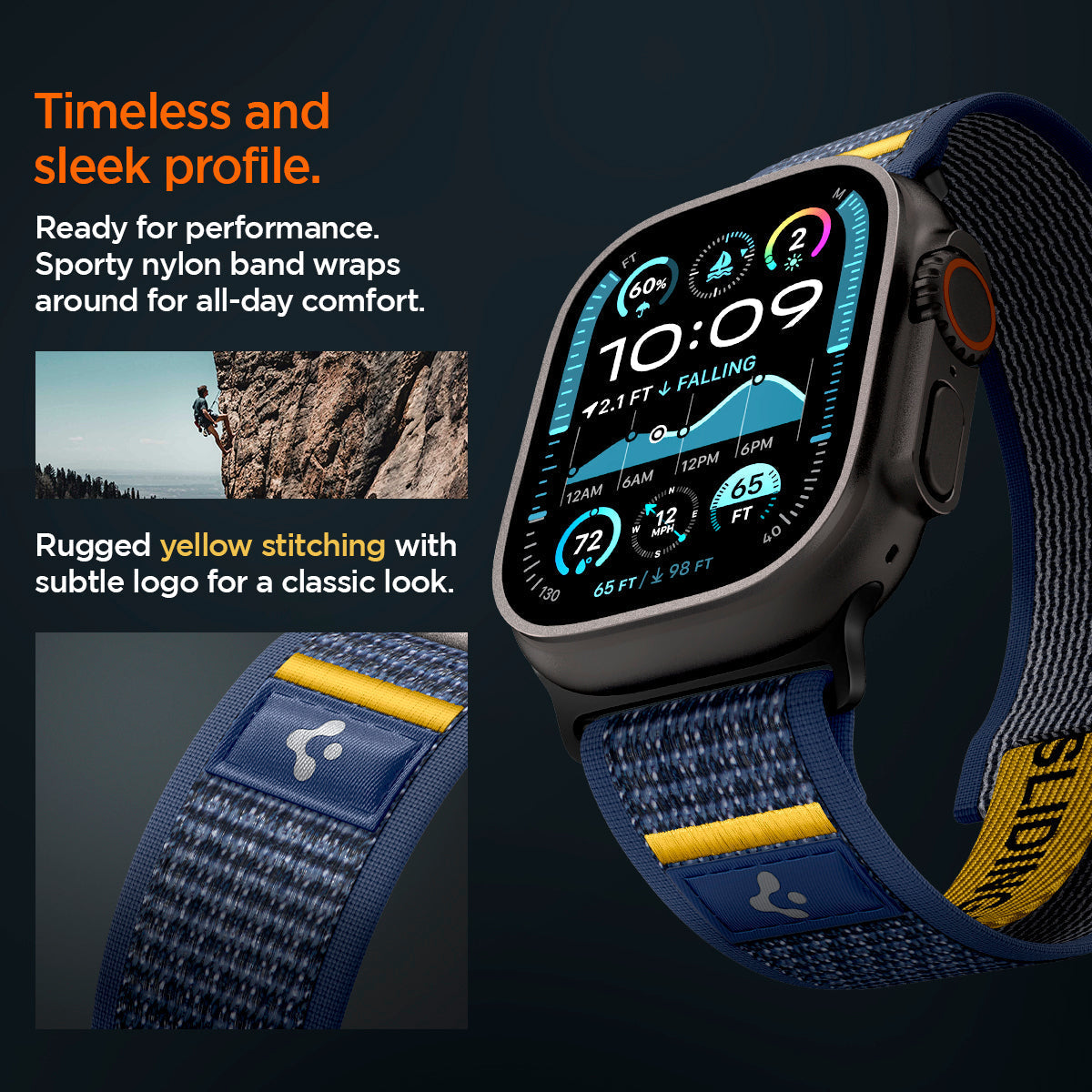 حزام ساعة Spigen Athlex Air Watch Band for Apple Watch Ultra 3 / 2 / 1