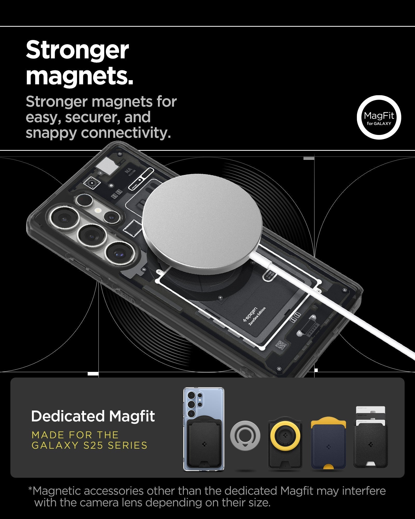 Spigen Ultra Hybrid Zero One (MagFit) Case for Samsung S25 Ultra