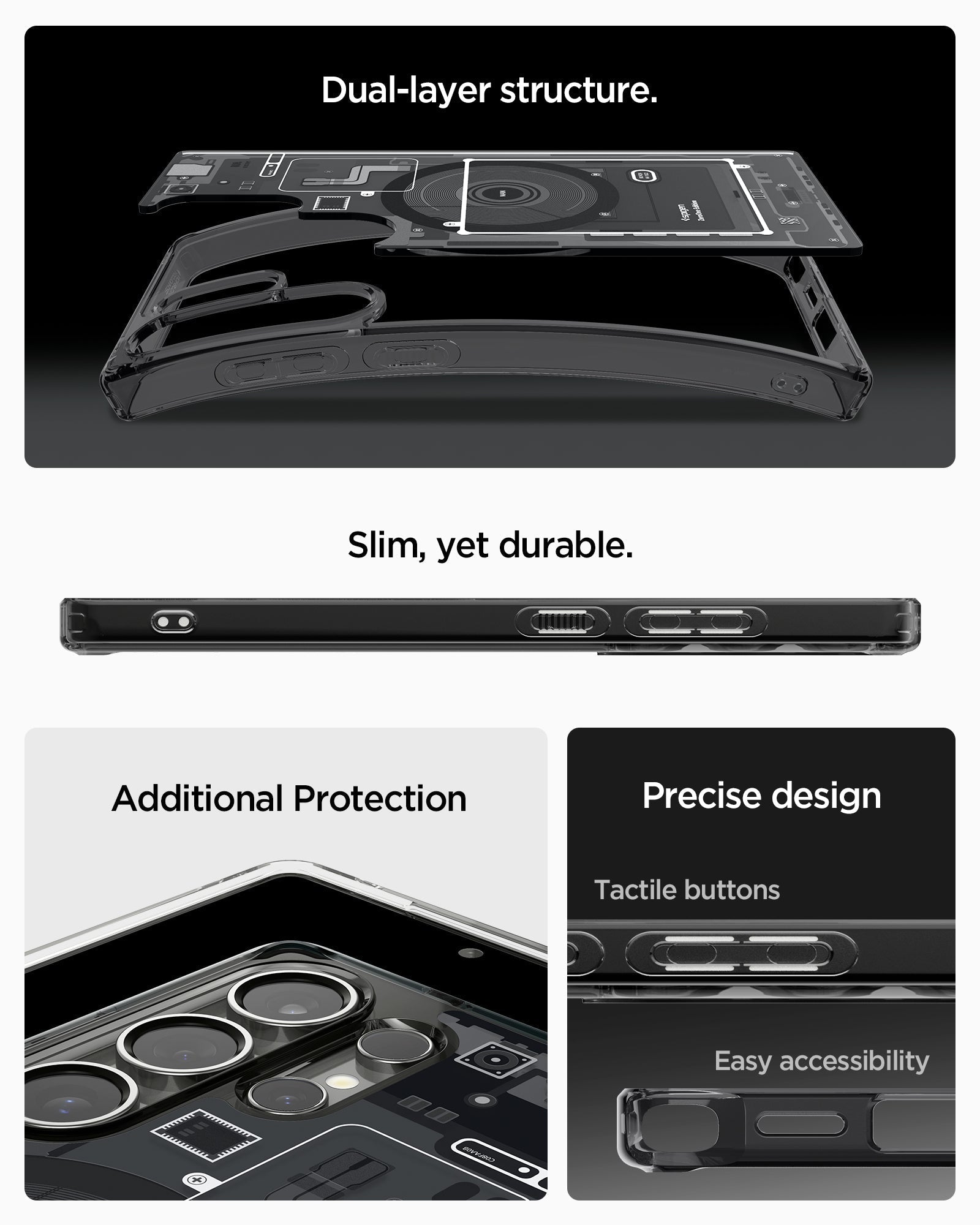 Spigen Ultra Hybrid Zero One (MagFit) Case for Samsung S25 Ultra