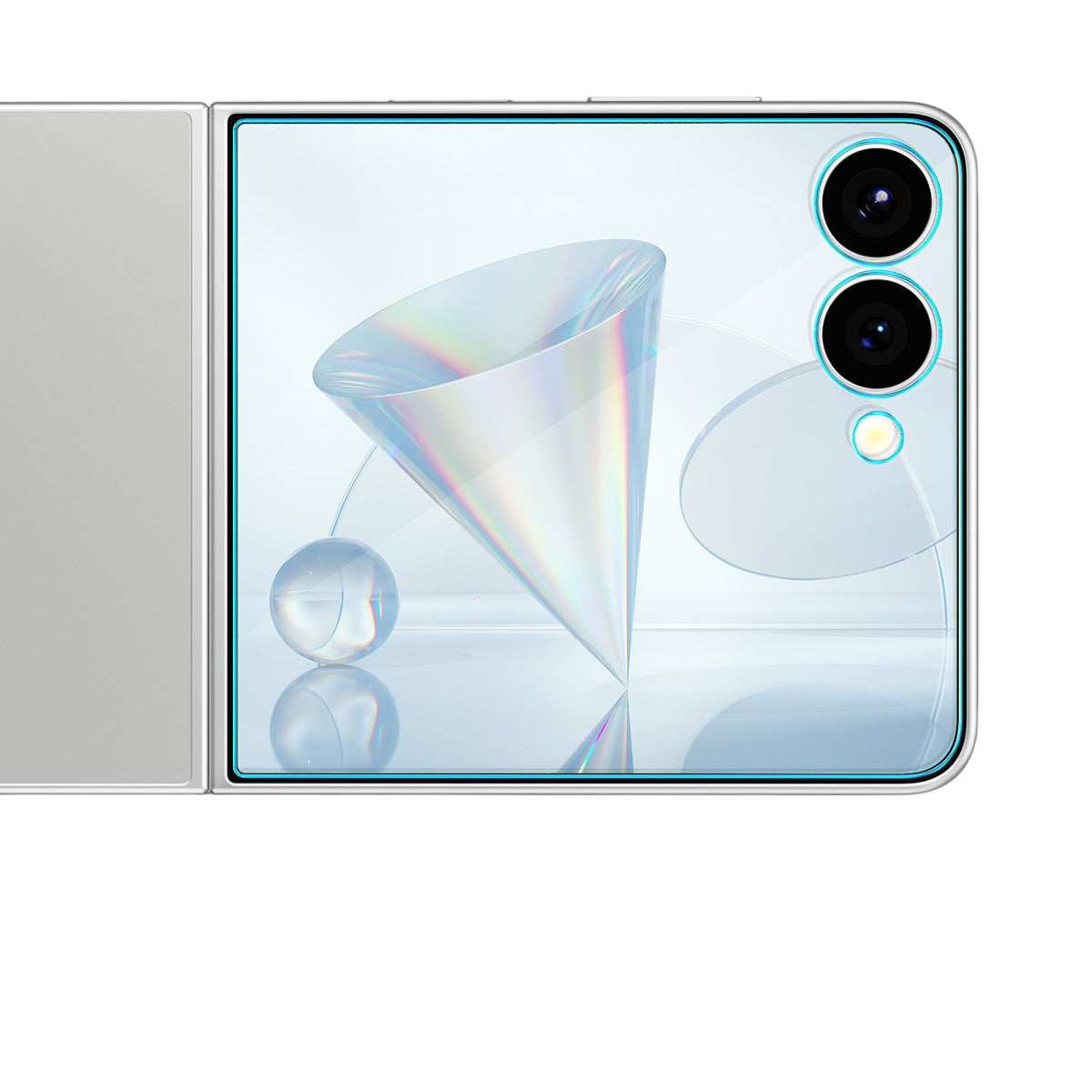 Spigen GLAS.tR EZ Fit Screen Protector for Samsung Galaxy Z Flip 7 - 2 Pack