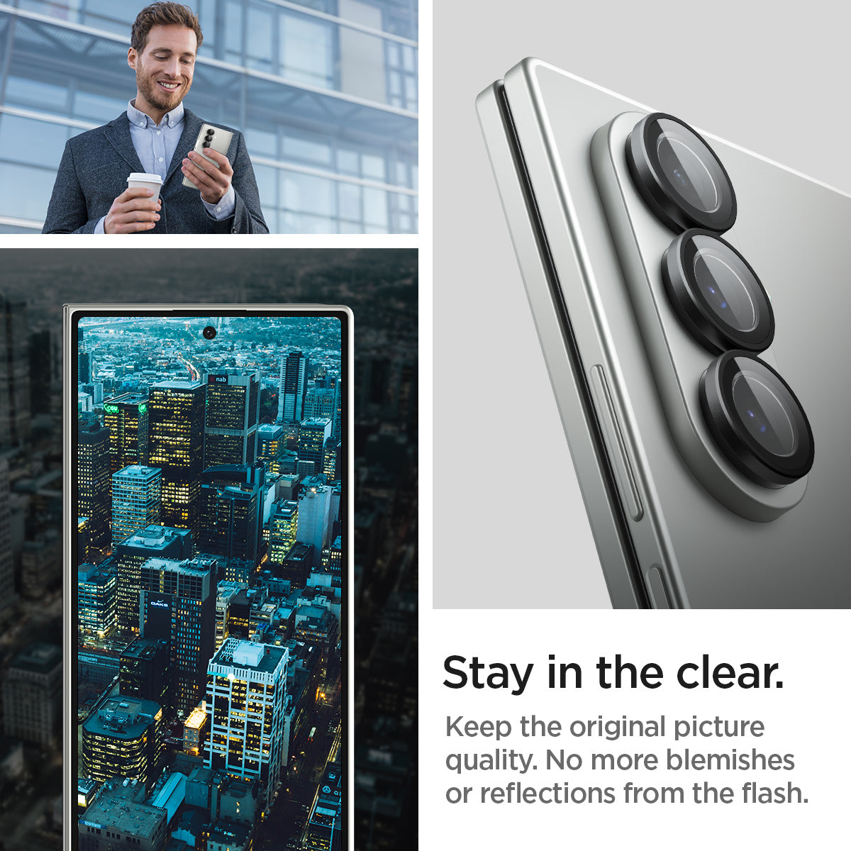 واقي عدسة سبجن أوبتيك برو EZ فيت لجهاز سامسونج جالاكسي Z فولد 7 - عبوة من 2