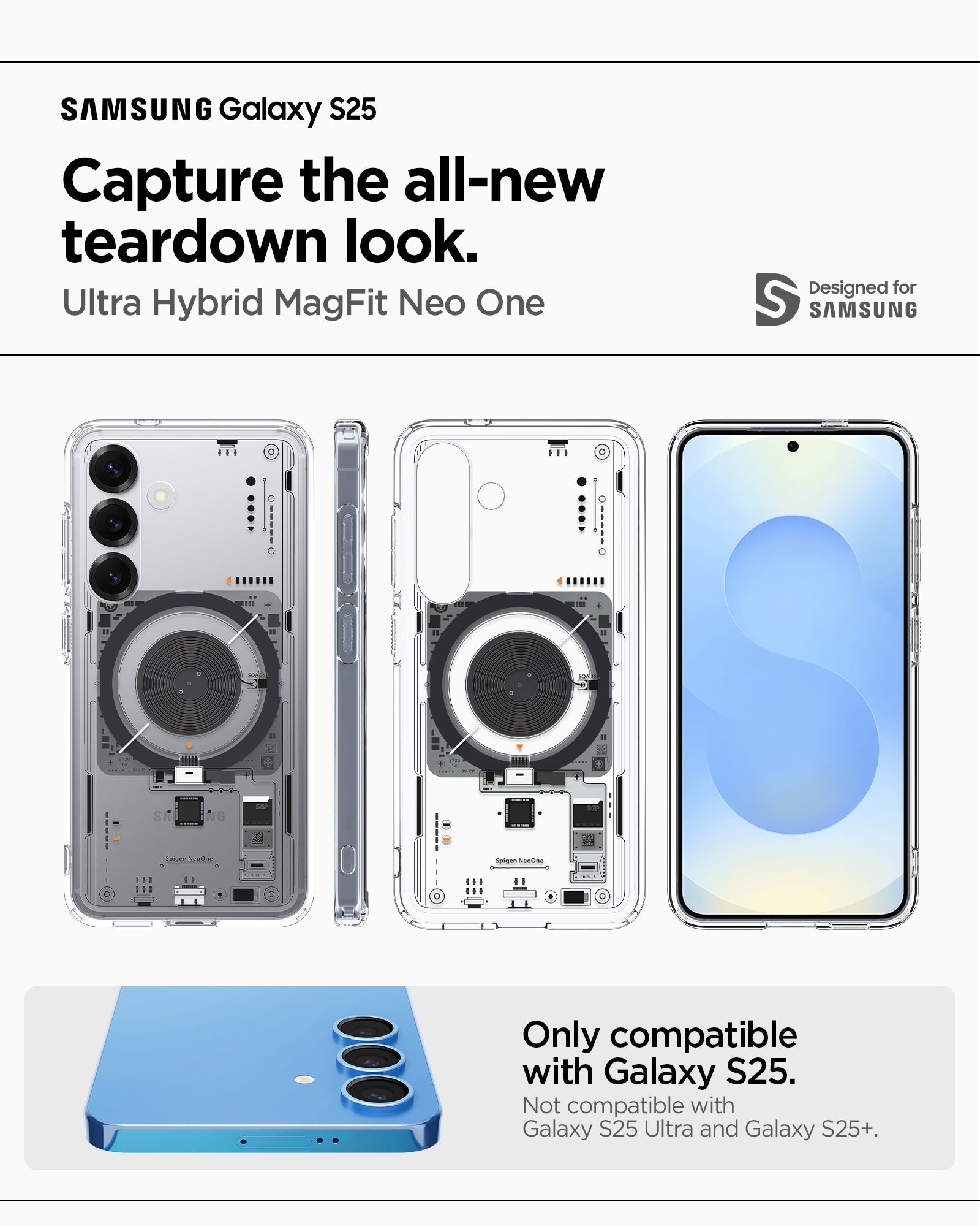 Spigen Ultra Hybrid Neo One (MagFit) Case for Samsung S25 Ultra