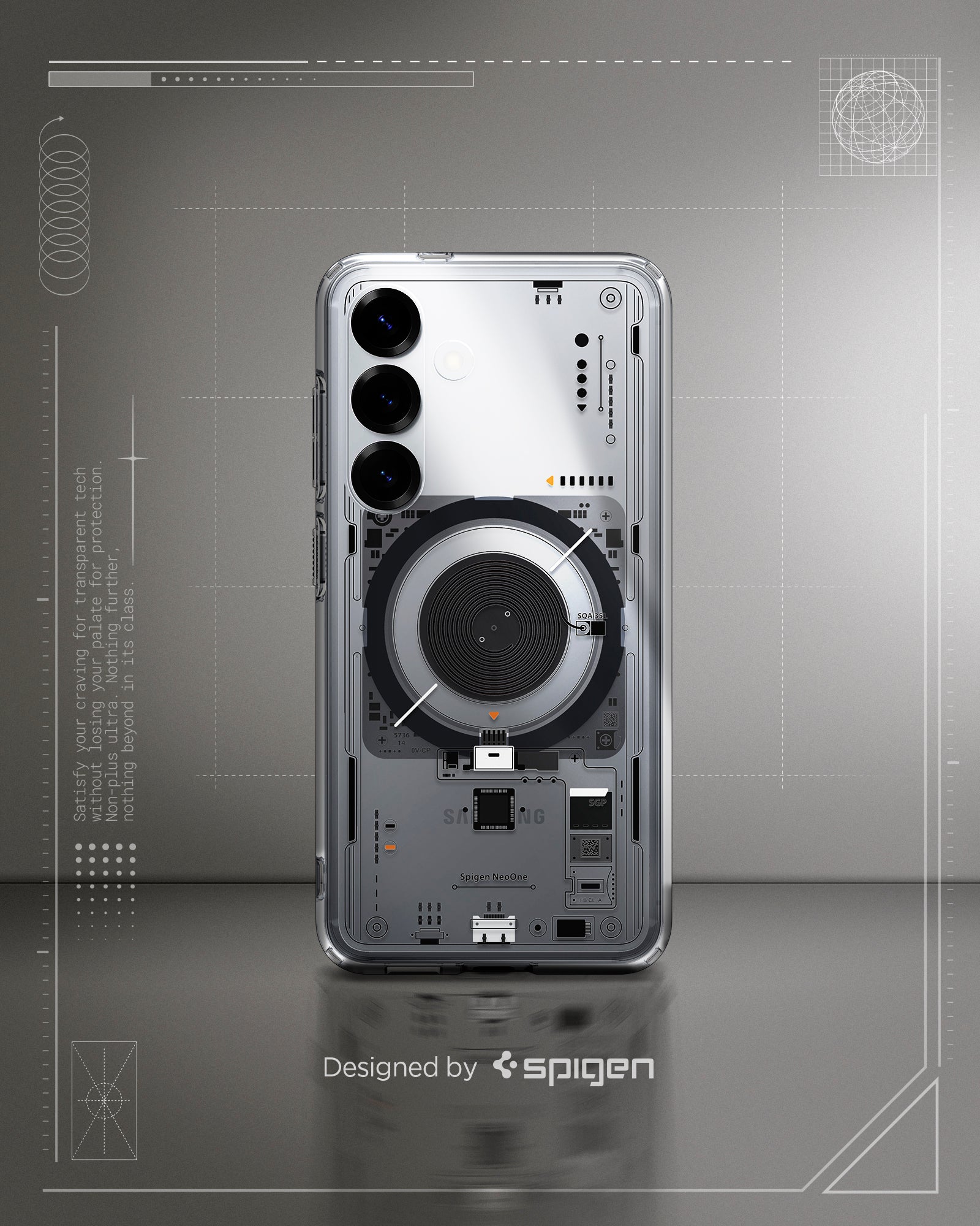 حافظة سبجن ألترا هايبرد نيو وان (ماج فيت) لهاتف سامسونج S25 ألترا