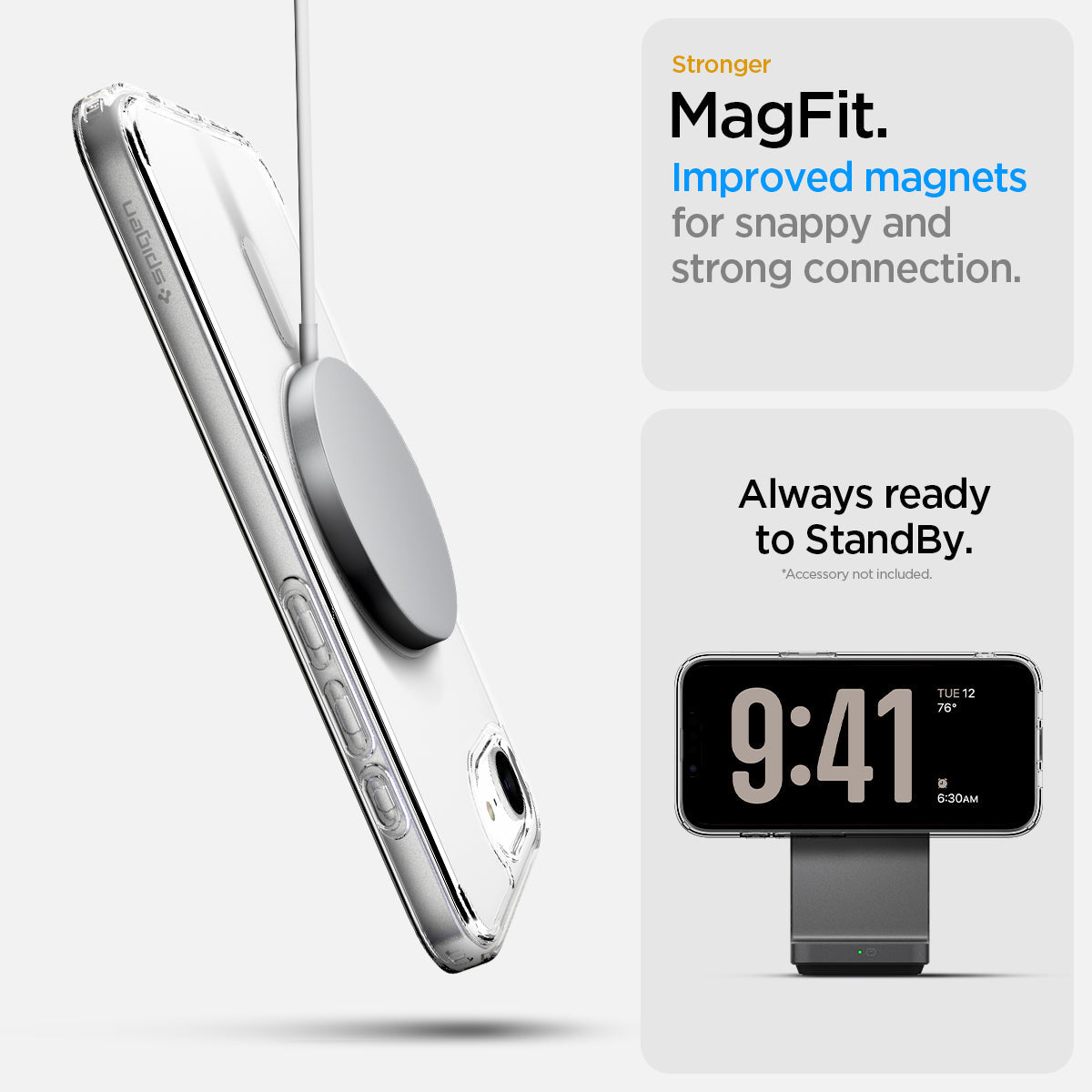 جراب Spigen Ultra Hybrid (MagFit) Case for iPhone 17e / 16e