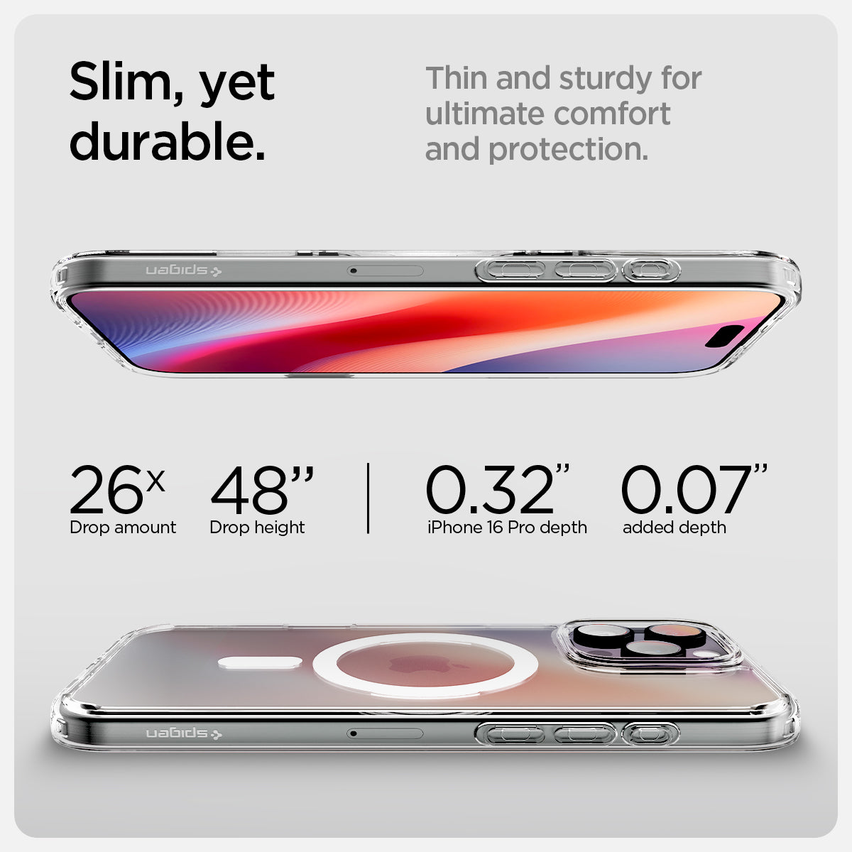 Spigen Ultra Hybrid T (MagFit + Camera Control) Case for iPhone 16 Pro Max