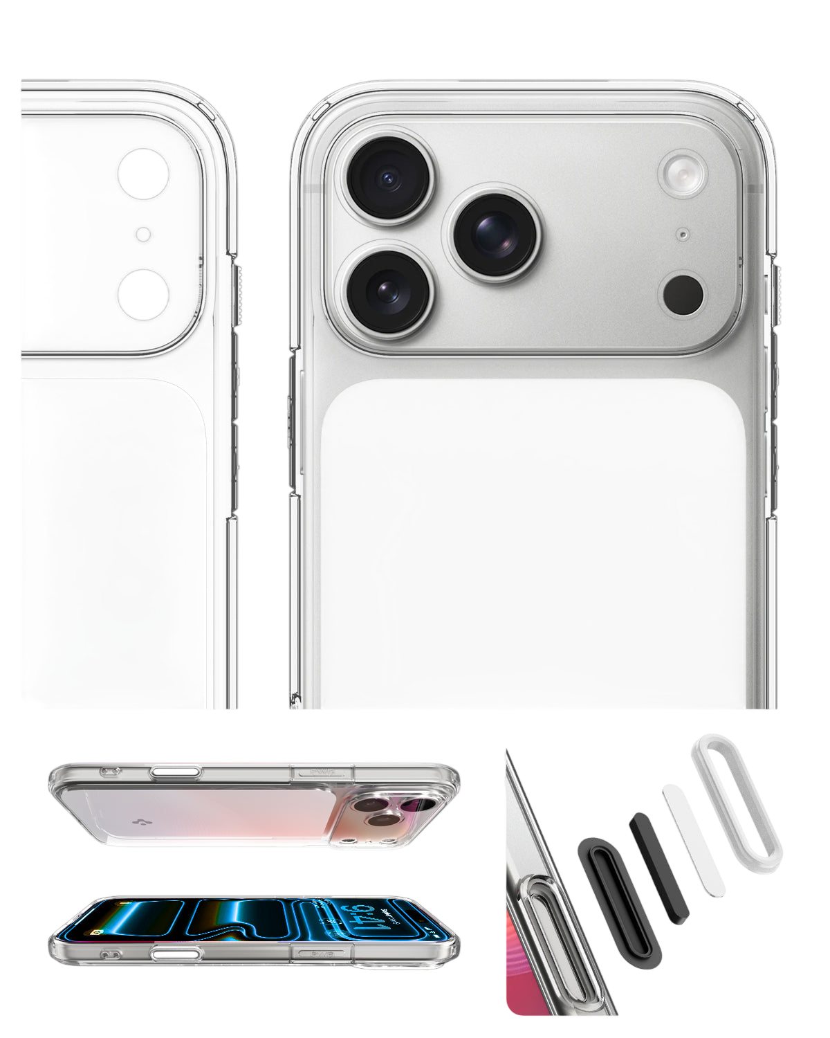 Spigen Ultra Hybrid T (MagFit) Case for iPhone 17 Pro & Pro Max - Glossy White