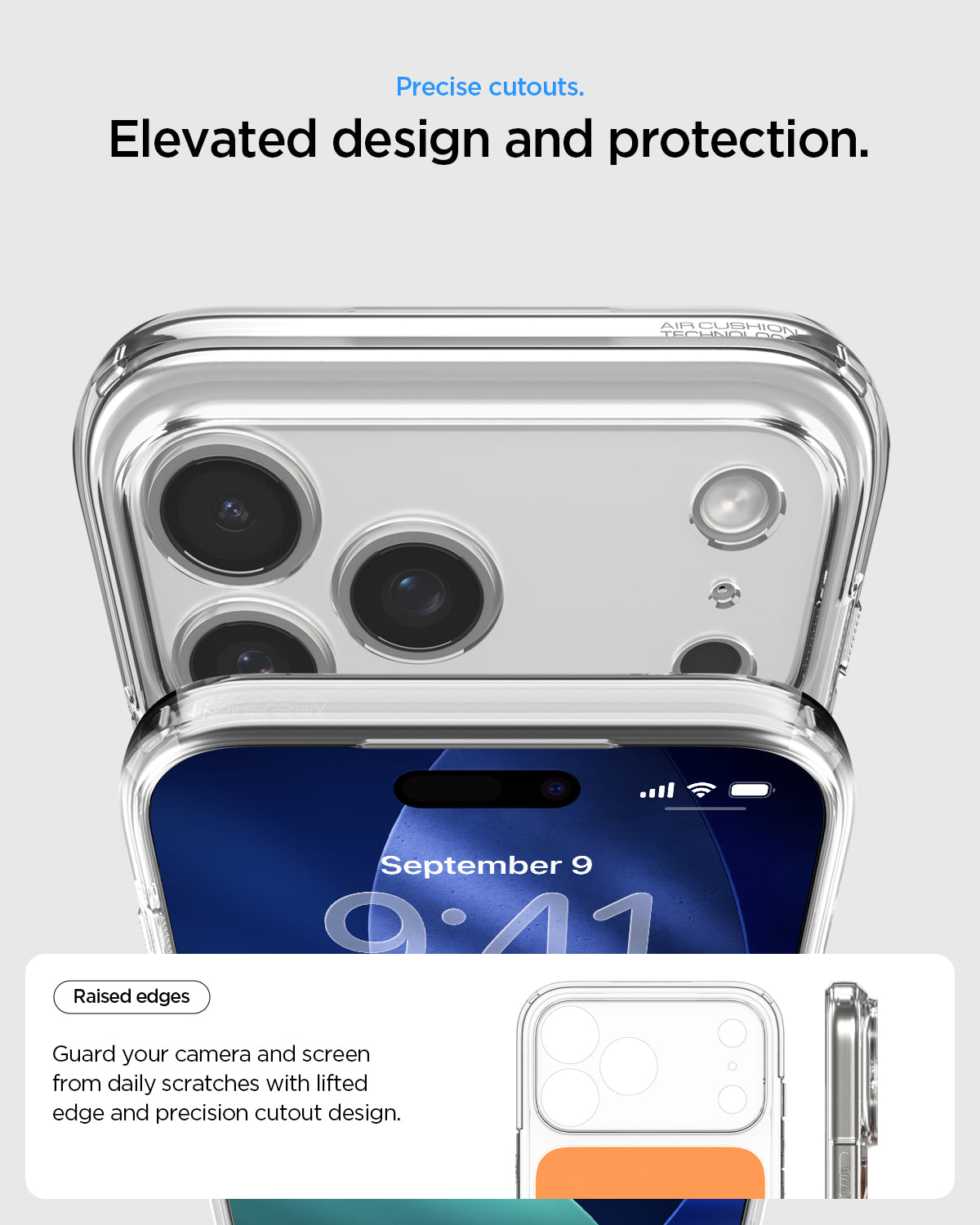 غلاف سبجن الترا هايبرد تي ماغ فيت لجهاز آيفون 17 برو ماكس / آيفون 17 برو