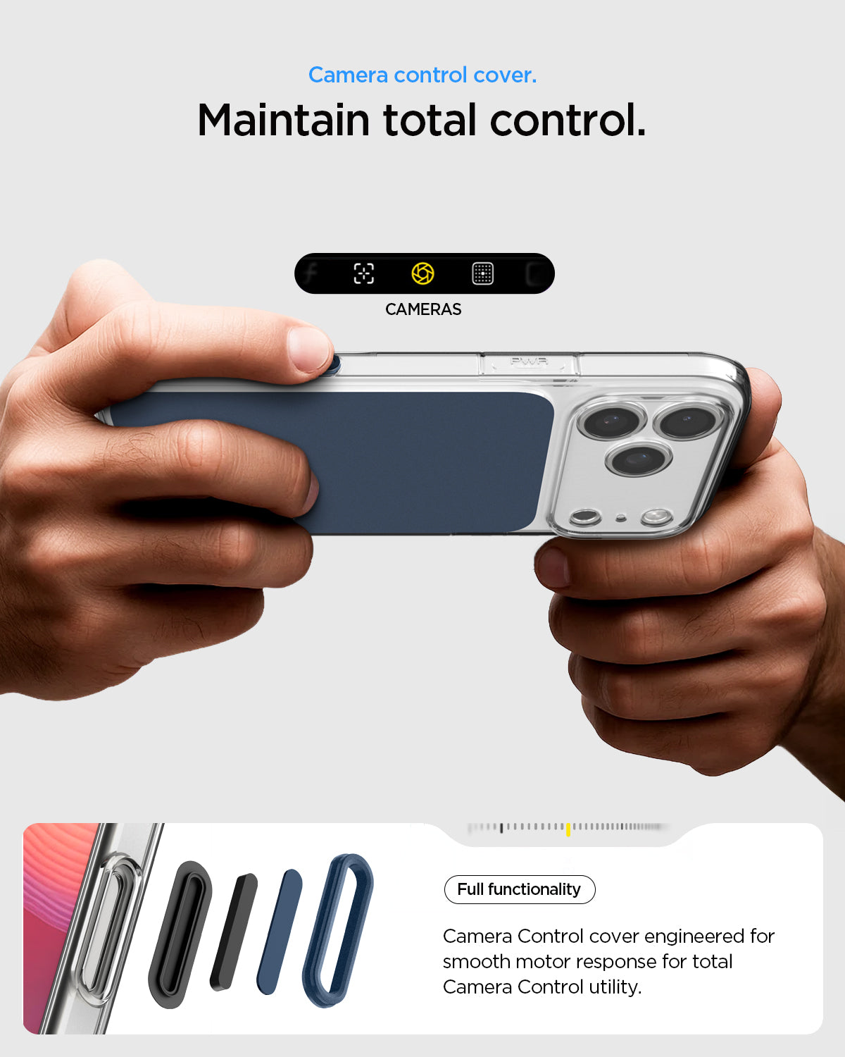 غلاف سبجن الترا هايبرد تي ماغ فيت لجهاز آيفون 17 برو ماكس / آيفون 17 برو