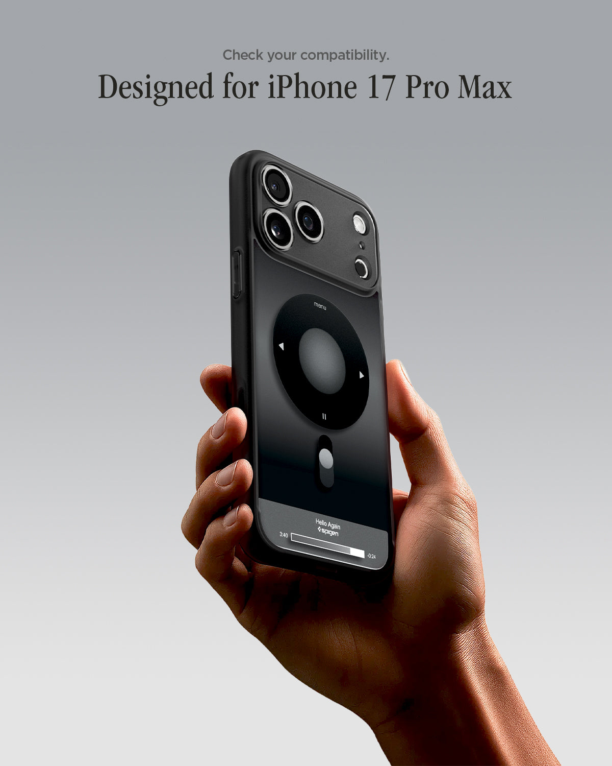 غلاف سبجن الترا هايبرد كلاسيك (ماج فيت) لآيفون 17 برو ماكس