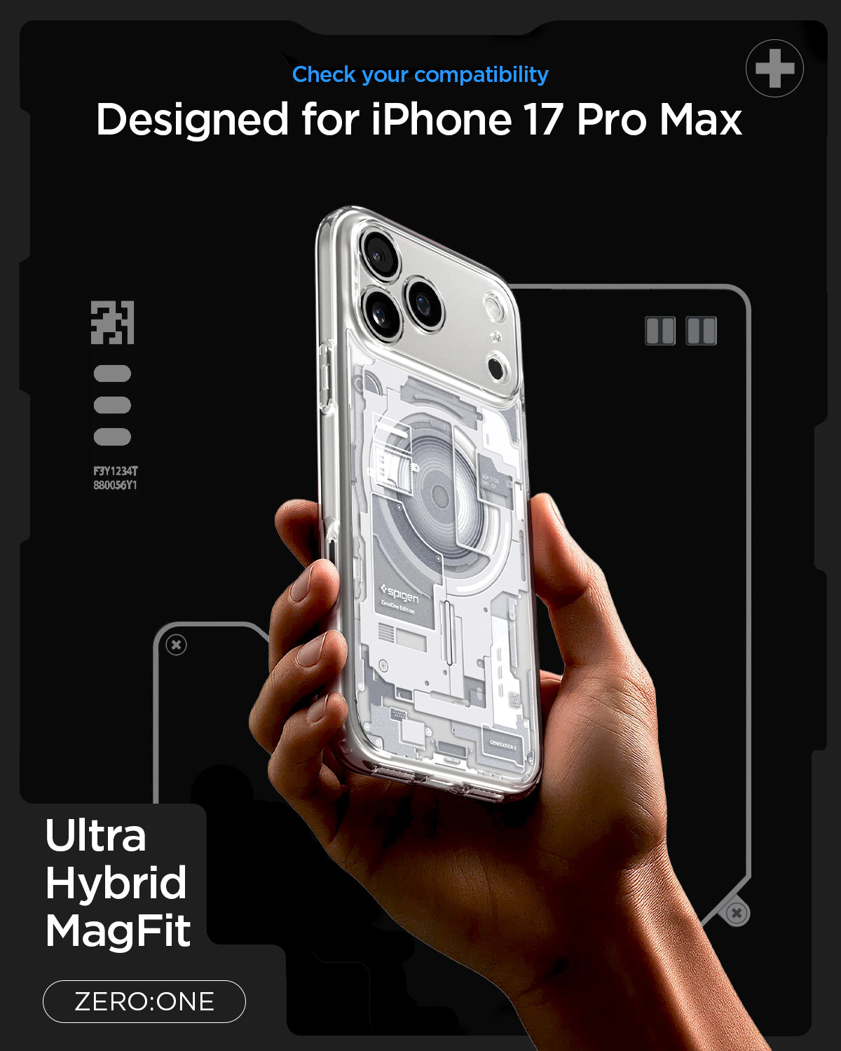 Spigen Ultra Hybrid Zero One (MagFit) Case for iPhone 17 Pro Max