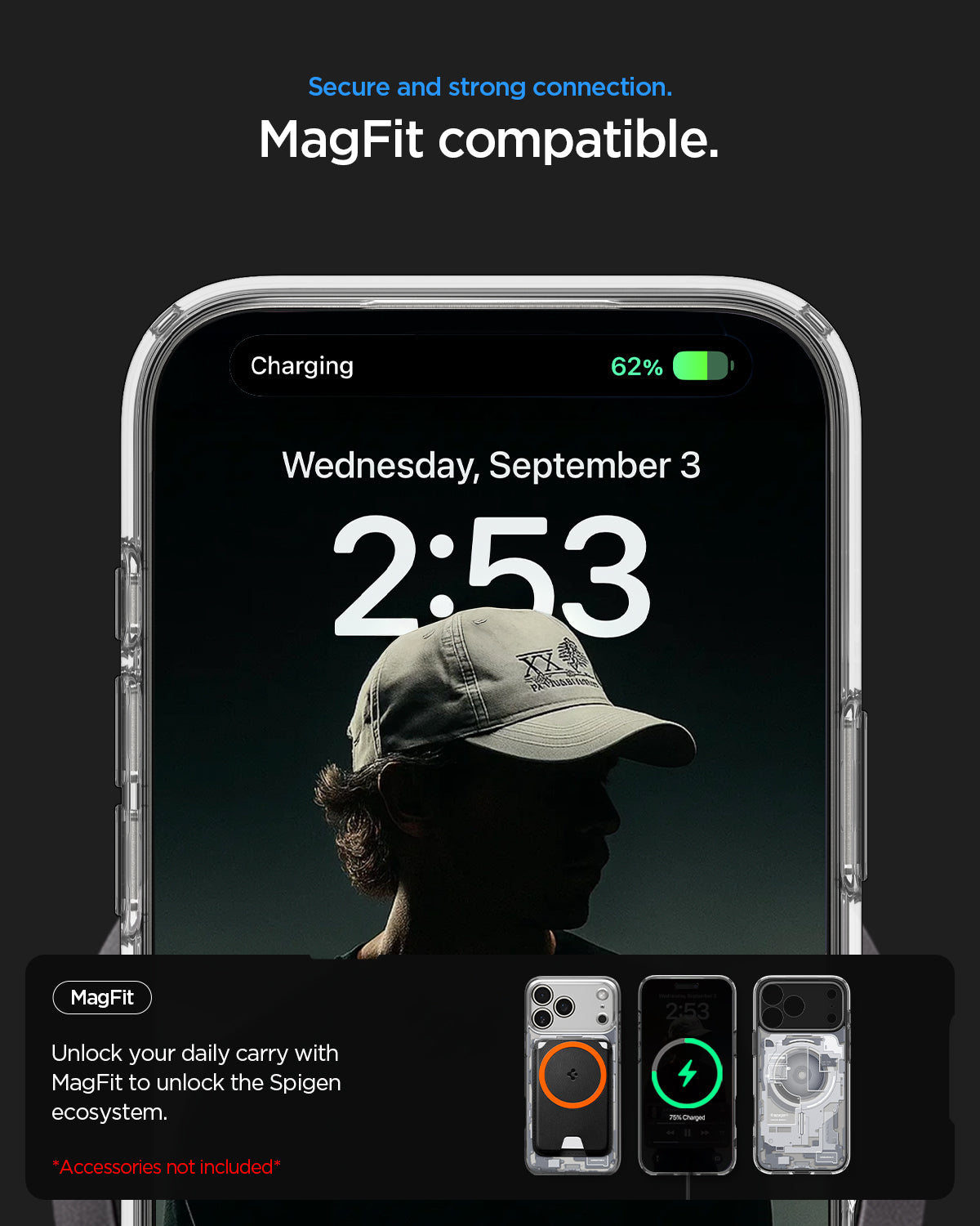 جراب Spigen Ultra Hybrid Zero One (MagFit) Case for iPhone 17 Pro Max
