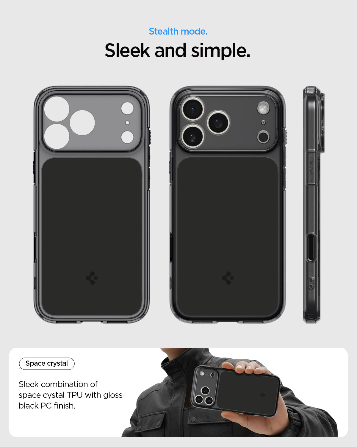 Spigen Ultra Hybrid T (MagFit) Case for iPhone 17 Pro & Pro Max - Matte Black