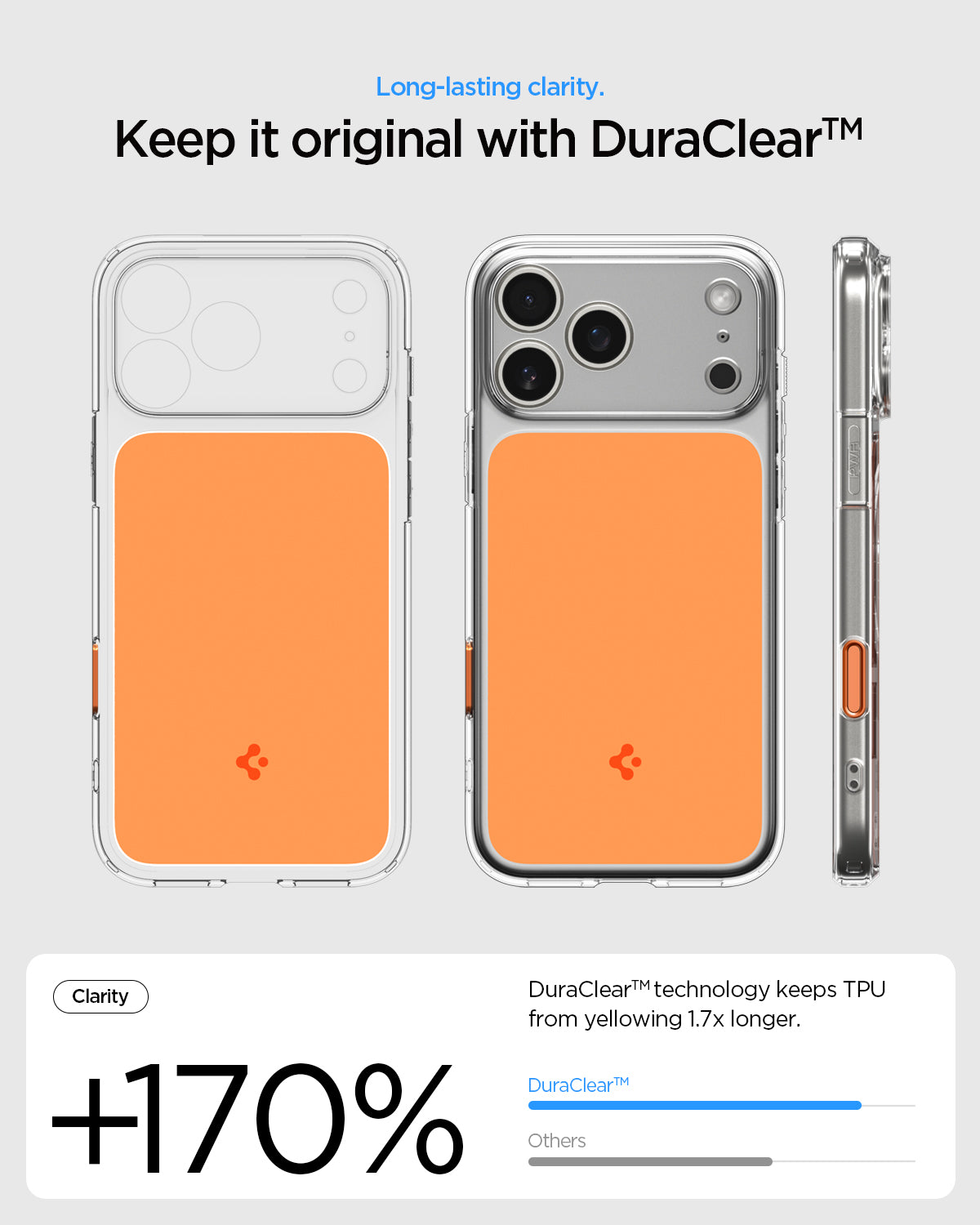 Spigen Ultra Hybrid T (MagFit) Case for iPhone 17 Pro & Pro Max - Glossy Orange