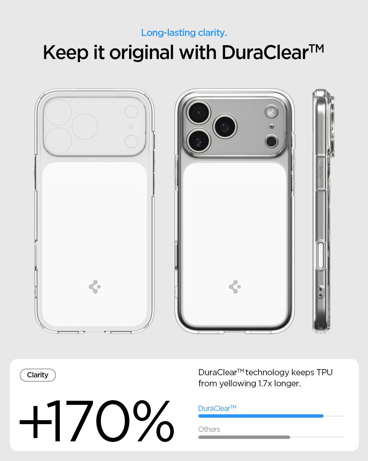 Spigen Ultra Hybrid T (MagFit) Case for iPhone 17 Pro & Pro Max - Glossy White