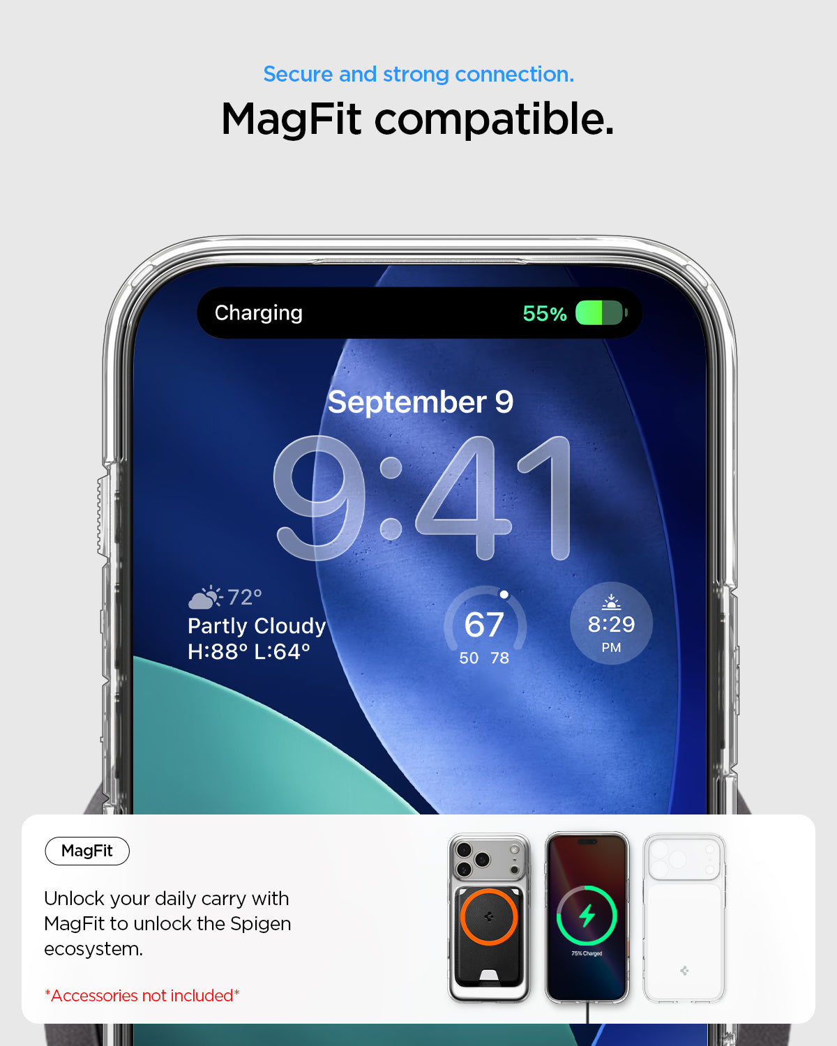 Spigen Ultra Hybrid T (MagFit) Case for iPhone 17 Pro & Pro Max - Glossy White