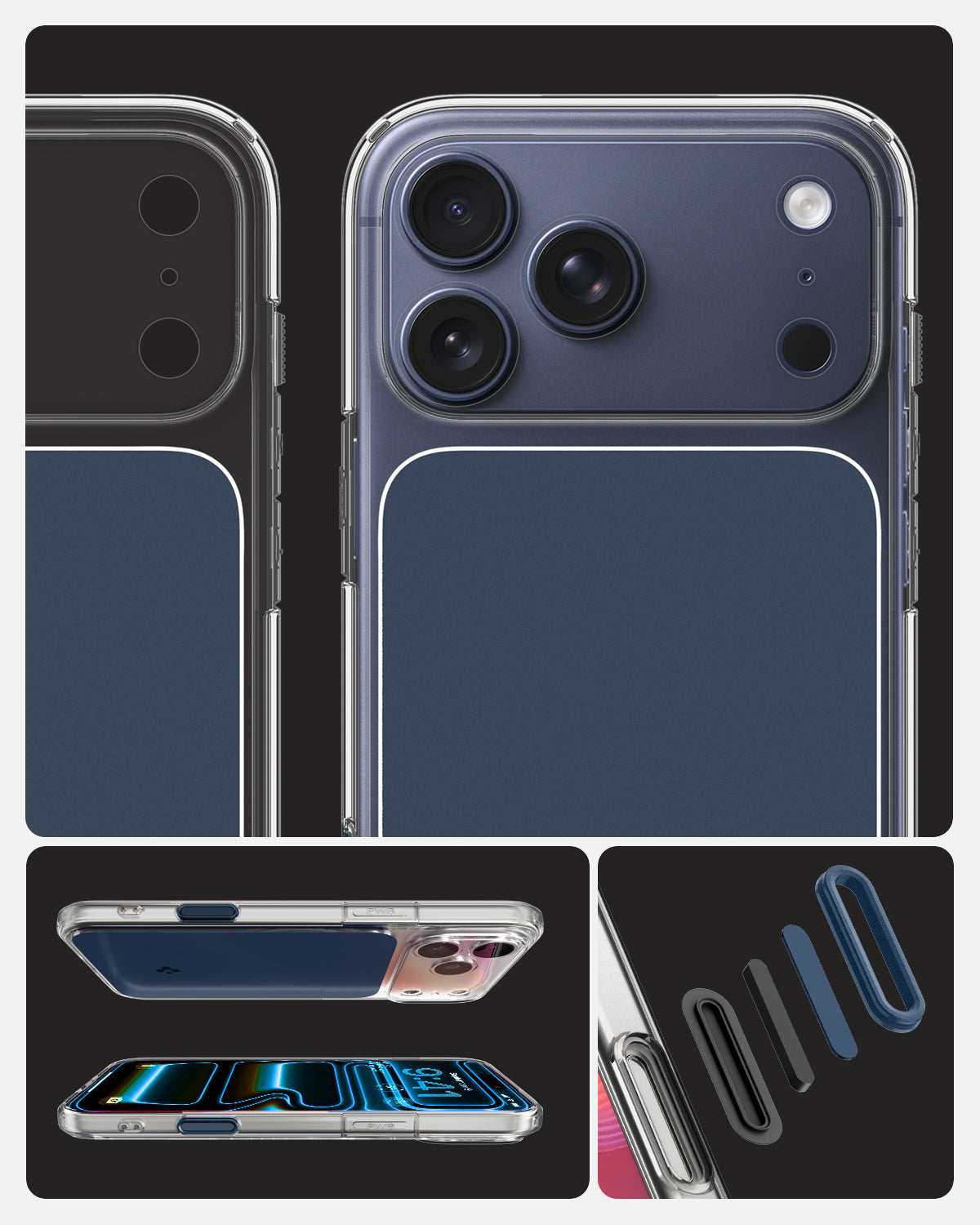 Spigen Ultra Hybrid T (MagFit) Case for iPhone 17 Pro & Pro Max - Matte Blue