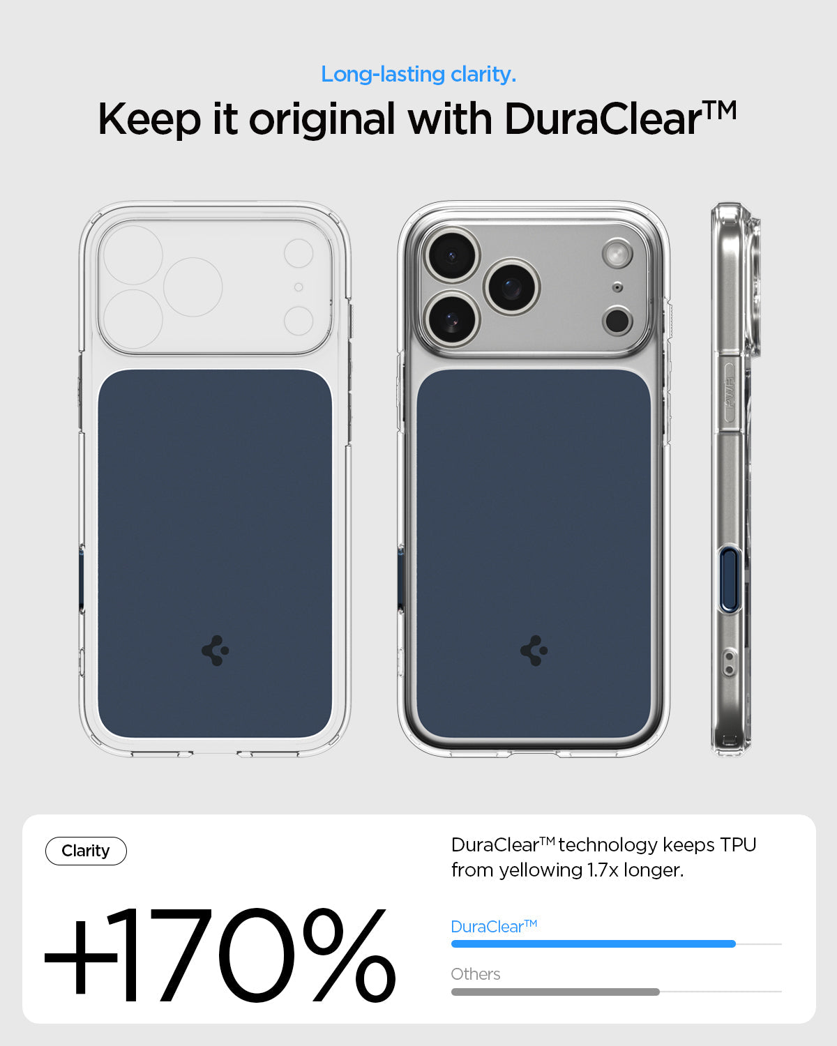 Spigen Ultra Hybrid T (MagFit) Case for iPhone 17 Pro & Pro Max - Matte Blue