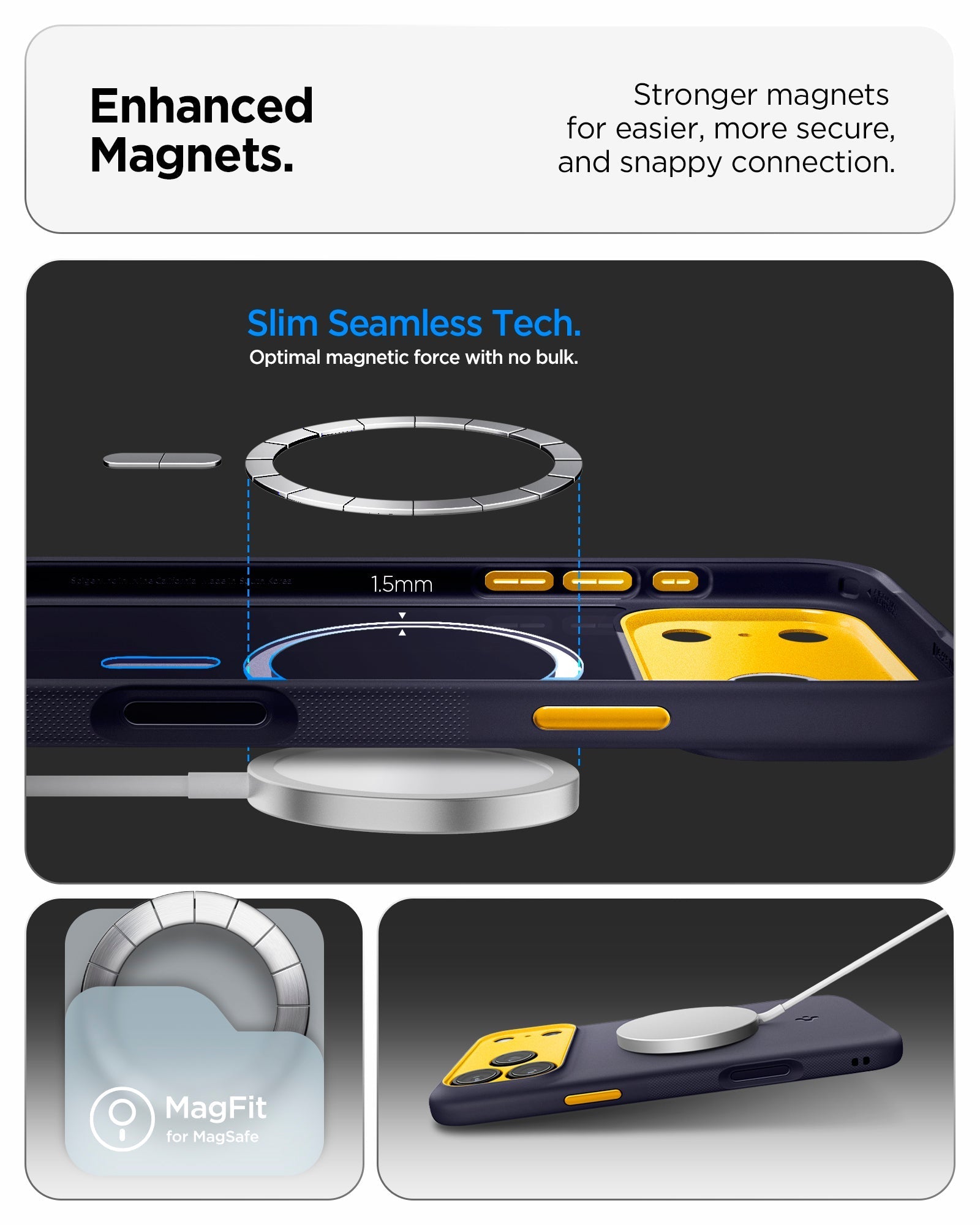 Spigen Nano Pop (Mag Fit) Case for iPhone 17 Pro Max - Blueberry Navy #color_blueberry-navy